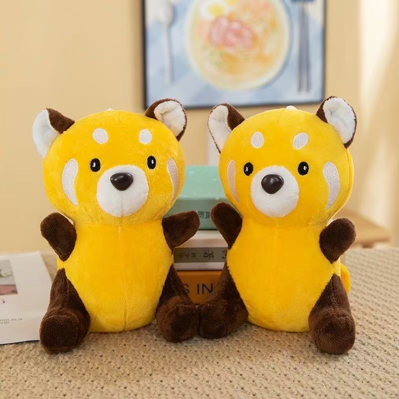 可爱呆萌小浣熊毛绒玩具