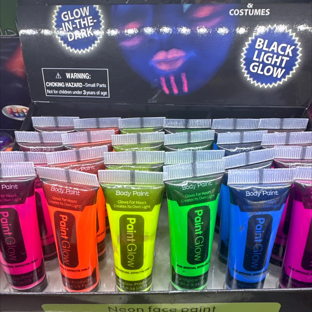 脸彩软膏节日派对化妆用品 万圣节软膏 狂欢节软膏面部彩妆全套化妆品 美妆工具一体化妆品产品图