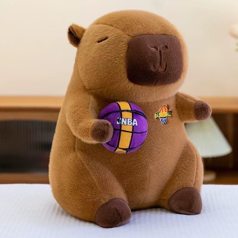 The new sugar-coated haws on a stick can pull out a capybara plush toy, a capybara doll, a gift for children and girls, plush toys, children's toys, creative toys, and pet toys detail image 7
