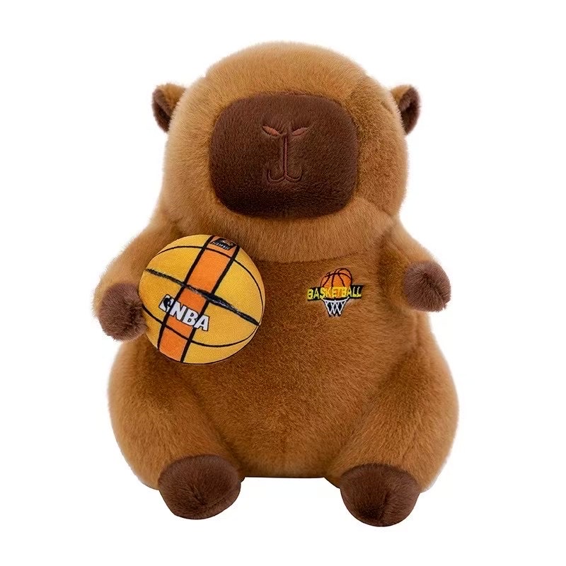 The new sugar-coated haws on a stick can pull out a capybara plush toy, a capybara doll, a gift for children and girls, plush toys, children's toys, creative toys, and pet toys detail image 6