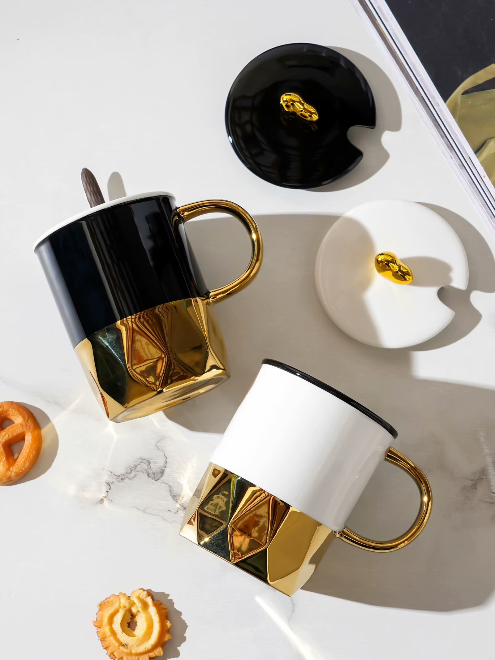 陶瓷马克杯定制创意个性搪瓷杯马克杯陶瓷杯独特设计高品质马克杯热销热饮杯具高级感轻奢咖啡杯高档精致高颜值马克杯陶瓷家用办公详情图3