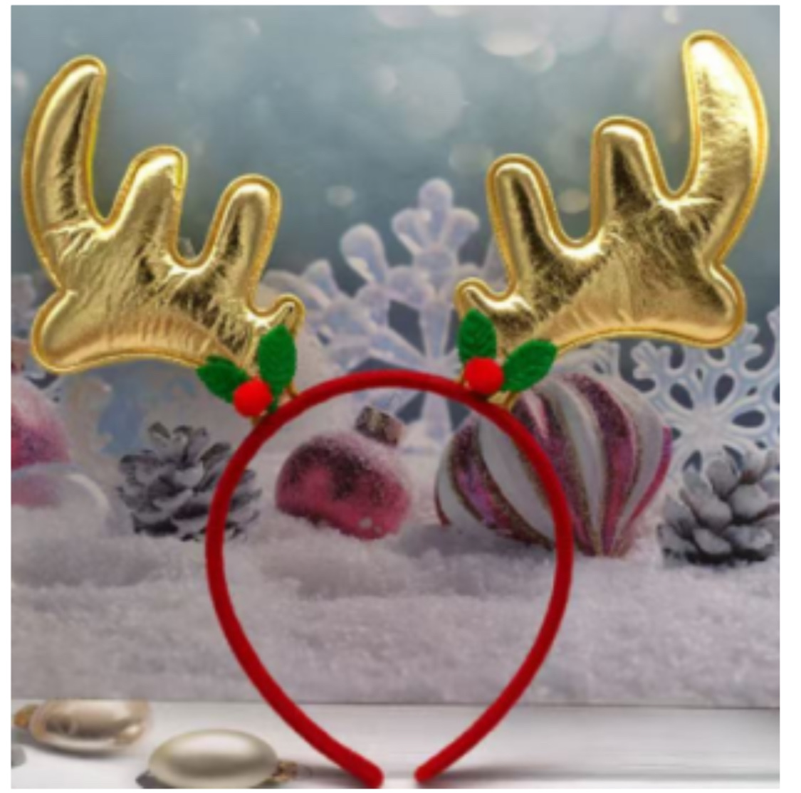 圣诞节头扣 发箍 鹿角 节日快乐