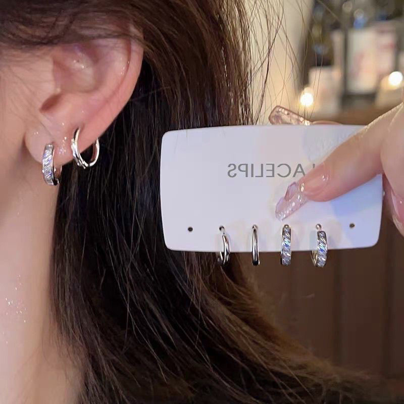 925 Silver ear rings, fashionable and elegant for women, anti-allergy ear buckles, new Korean version earrings, 451 accessories, earrings, earrings, stud accessories