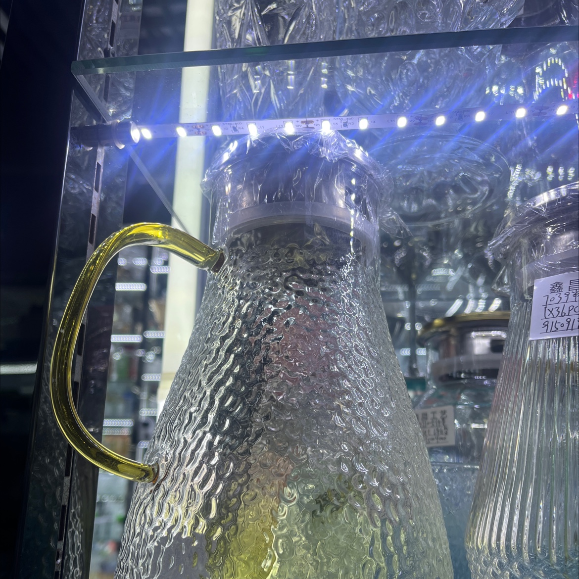 Glass teapots, disposable tall glasses, red wine glasses, glass wine glasses, whisky glasses, transparent and heat-resistant wine sets, quality guaranteed Specification image