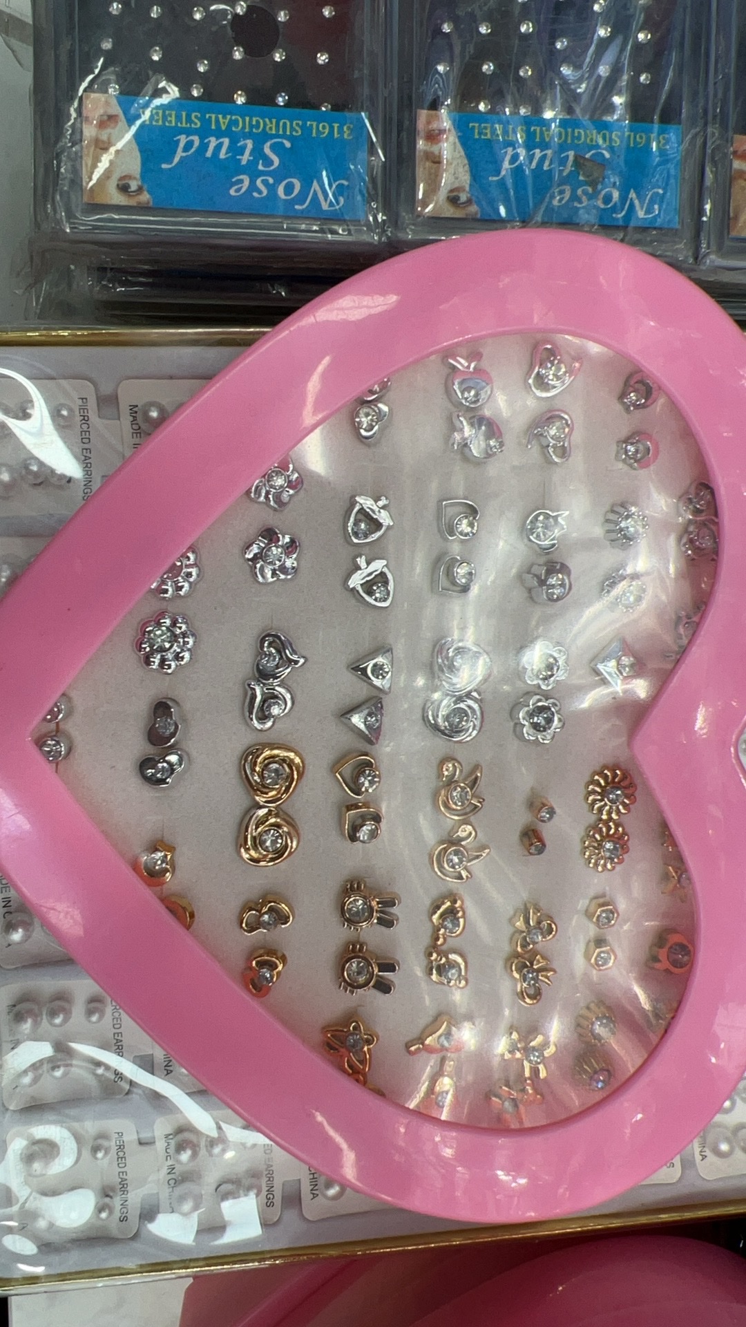 钛钢混合耳钉 钛钢耳饰 独特设计耳饰 饰品精选 耳钉系列 高质量耳饰耳钉