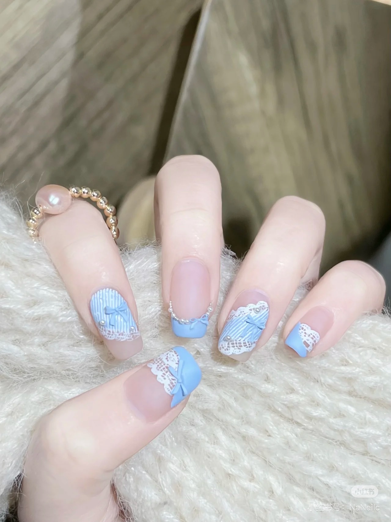 One-click wearable nail art, fashionable nail art, quick and convenient to put on, long-lasting without falling off, wearable nail pieces