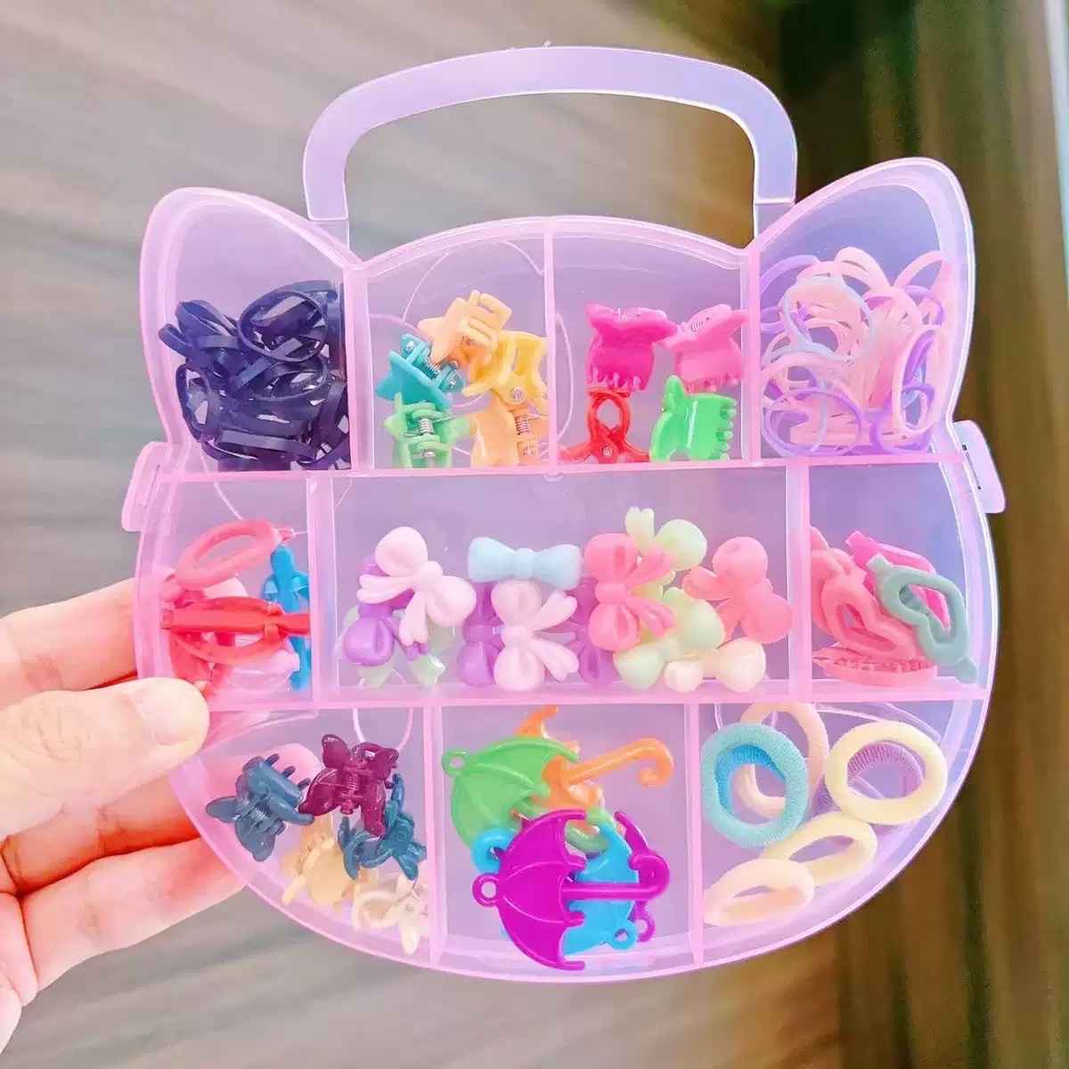 韩国儿童迷你碎发卡假发发饰 精致小巧百搭饰品 时尚可爱款产品图