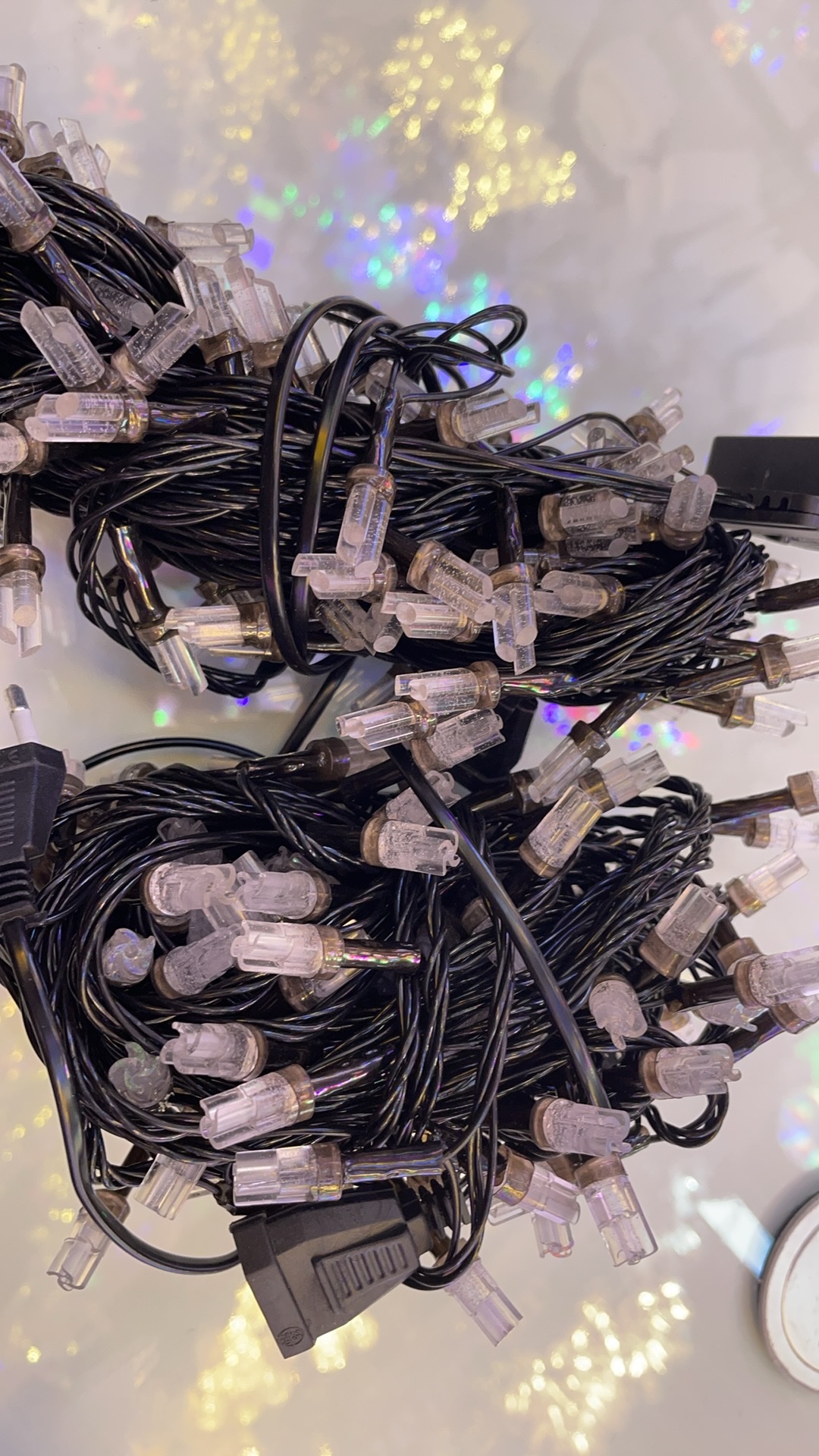 彩色星星灯泡灯串 吊顶LED长条灯带 灯带装饰灯串 环保节能 室内外装饰照明新款装饰灯圣诞灯系列𠂆家直供灯串彩色星星灯详情图3