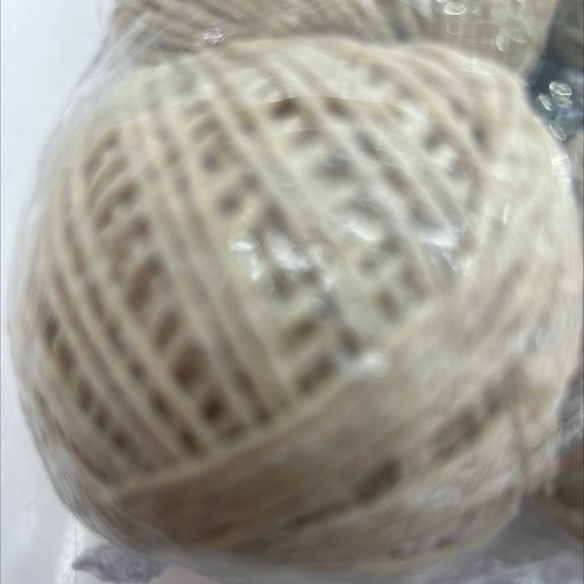 奶白色棉麻球、50 克、捆绑礼物产品图