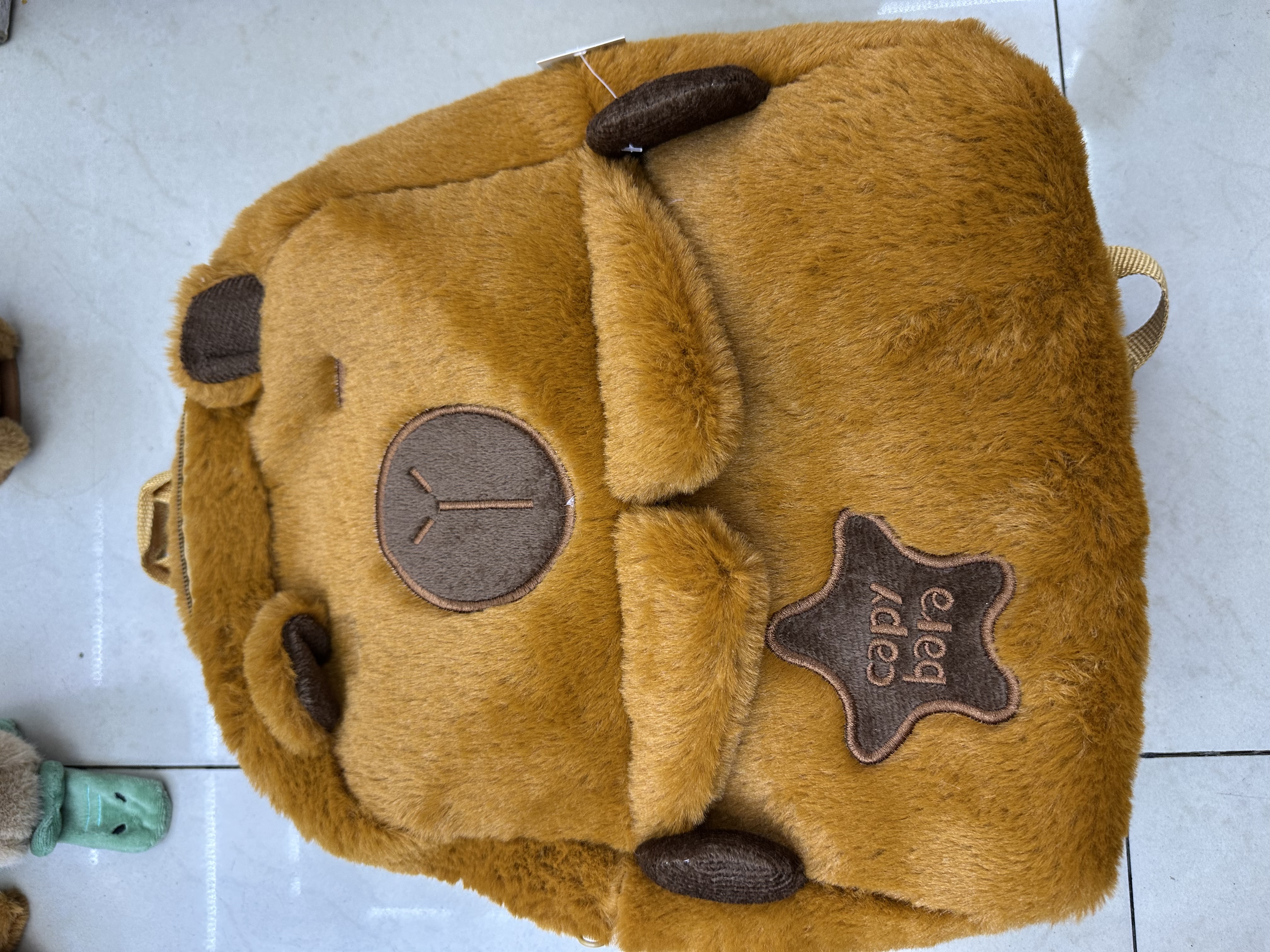 2025新款卡皮巴拉水豚双背包少女心大容量上课背包抓机娃娃兑换