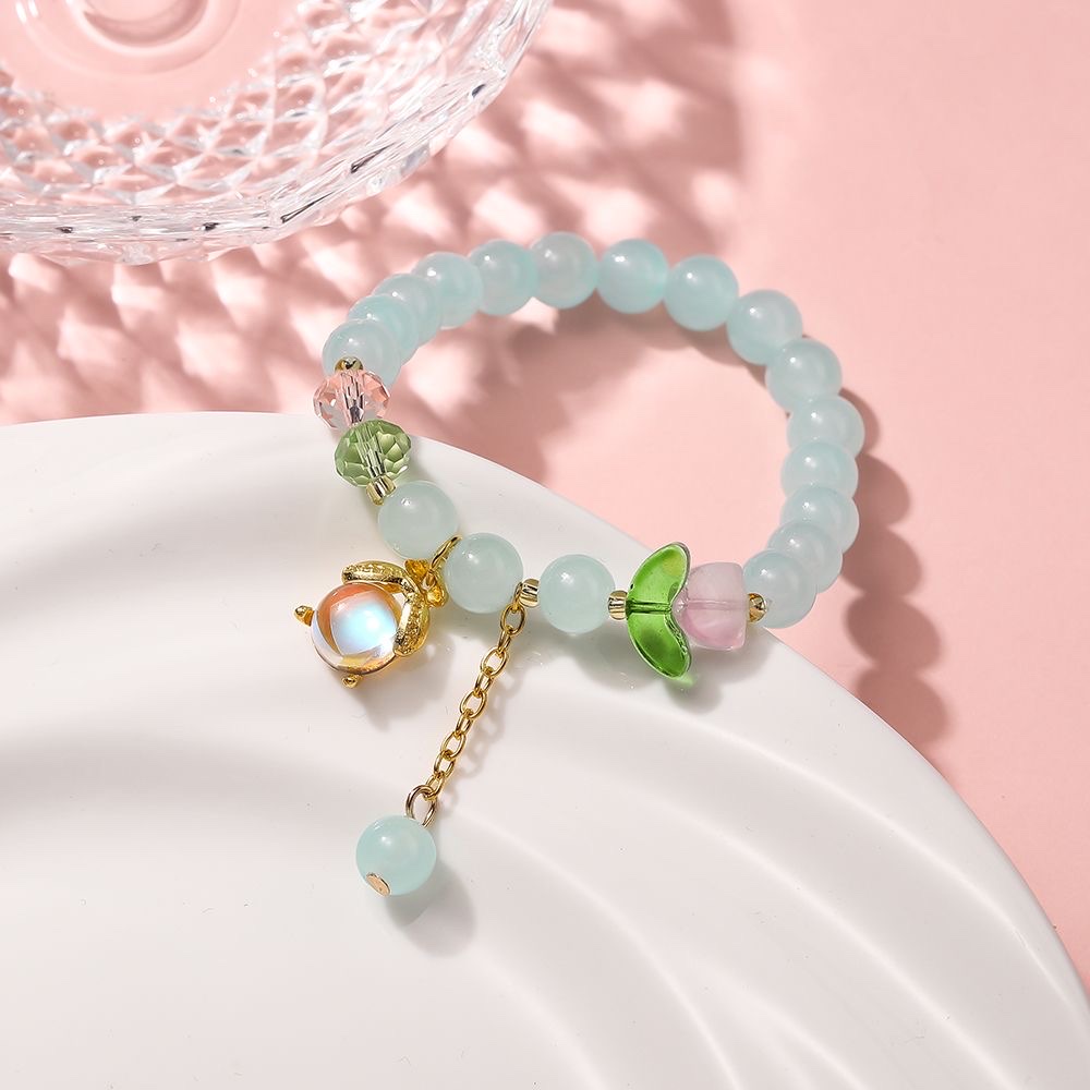 水晶手链闪耀光泽 高档水晶手串时尚女士饰品 精致手链独特设计款产品图