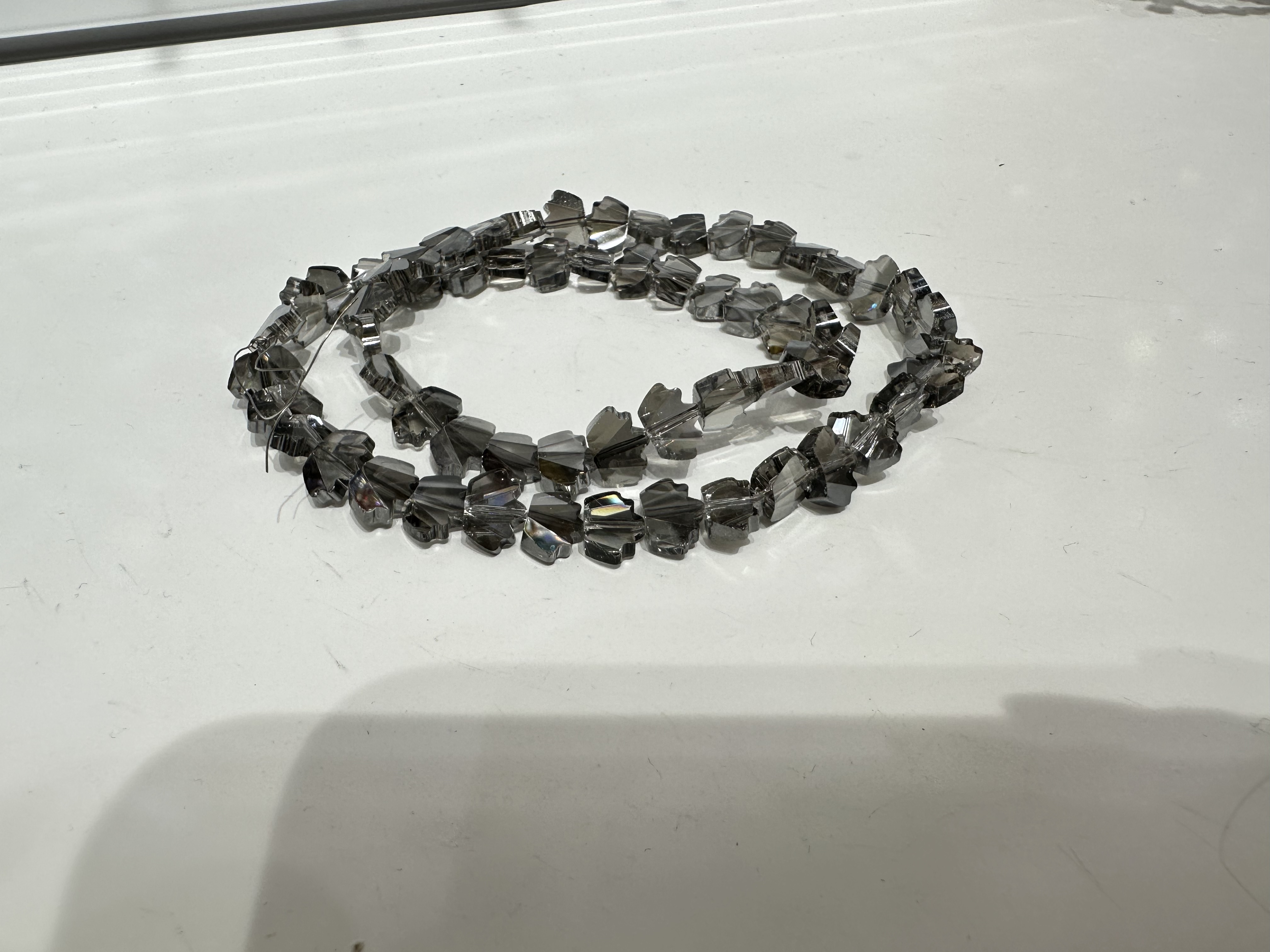 DIY手机链项链手链配件皇冠 水晶珠玻璃珠异性8mm饰品珠子