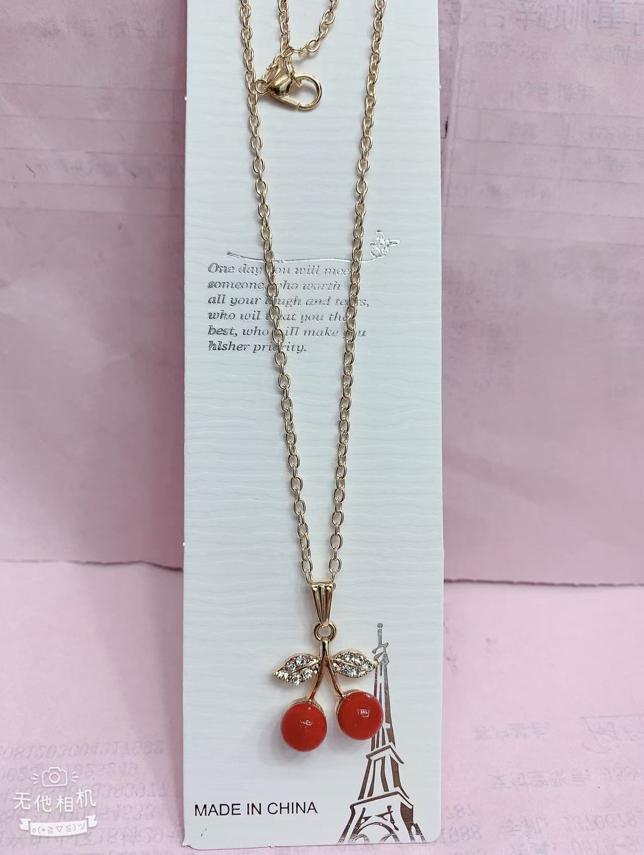 Popular style alloy pendants, natural pearl necklaces, pearl chain accessories, elegant and fashionable jewelry, ladies' gifts details Picture