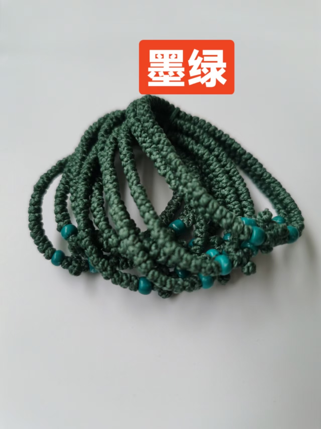 跨境手工编织十字架东正教祈祷手链可调节PrayerRope配饰手链详情图6