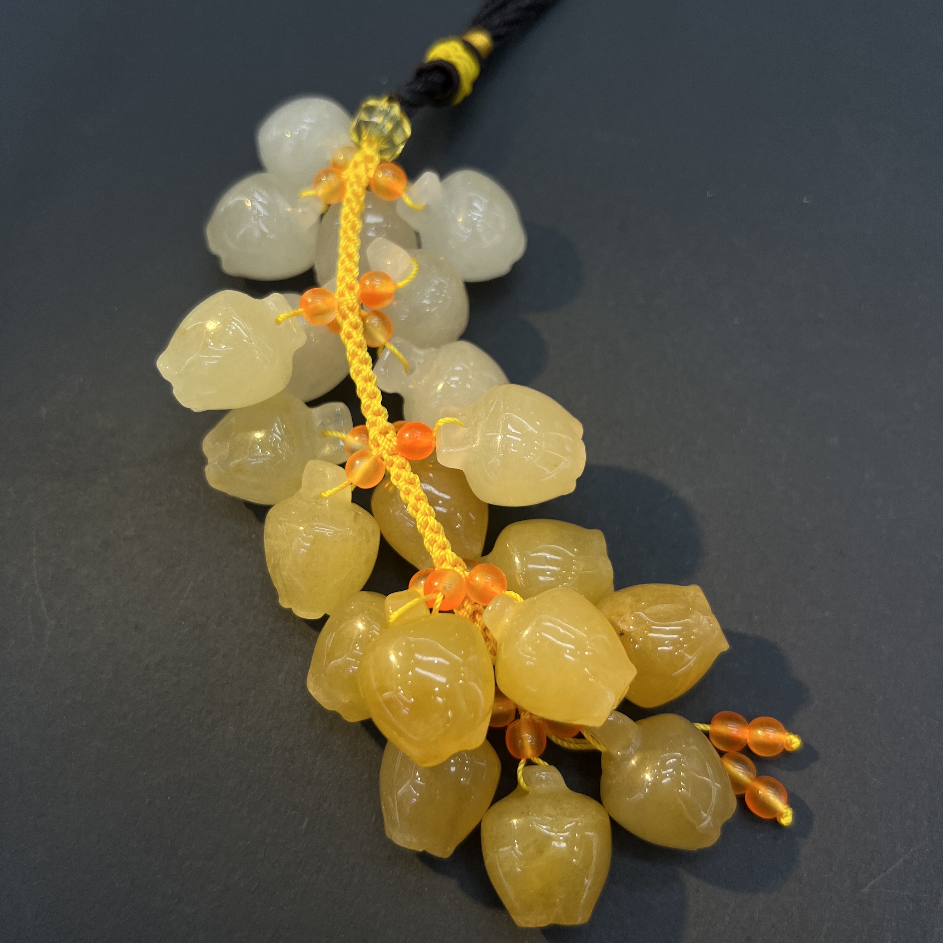 车挂/汽车用品/车载饰品/桃木莲花佛/铜摆件挂件产品图