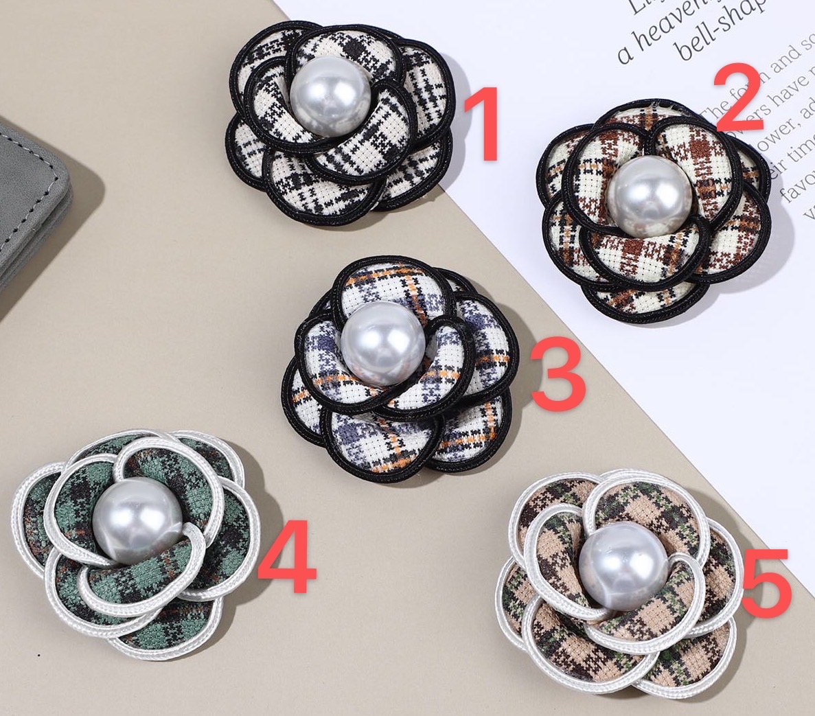 6cm   小香风，胸花，发饰，鞋花，帽花   包花