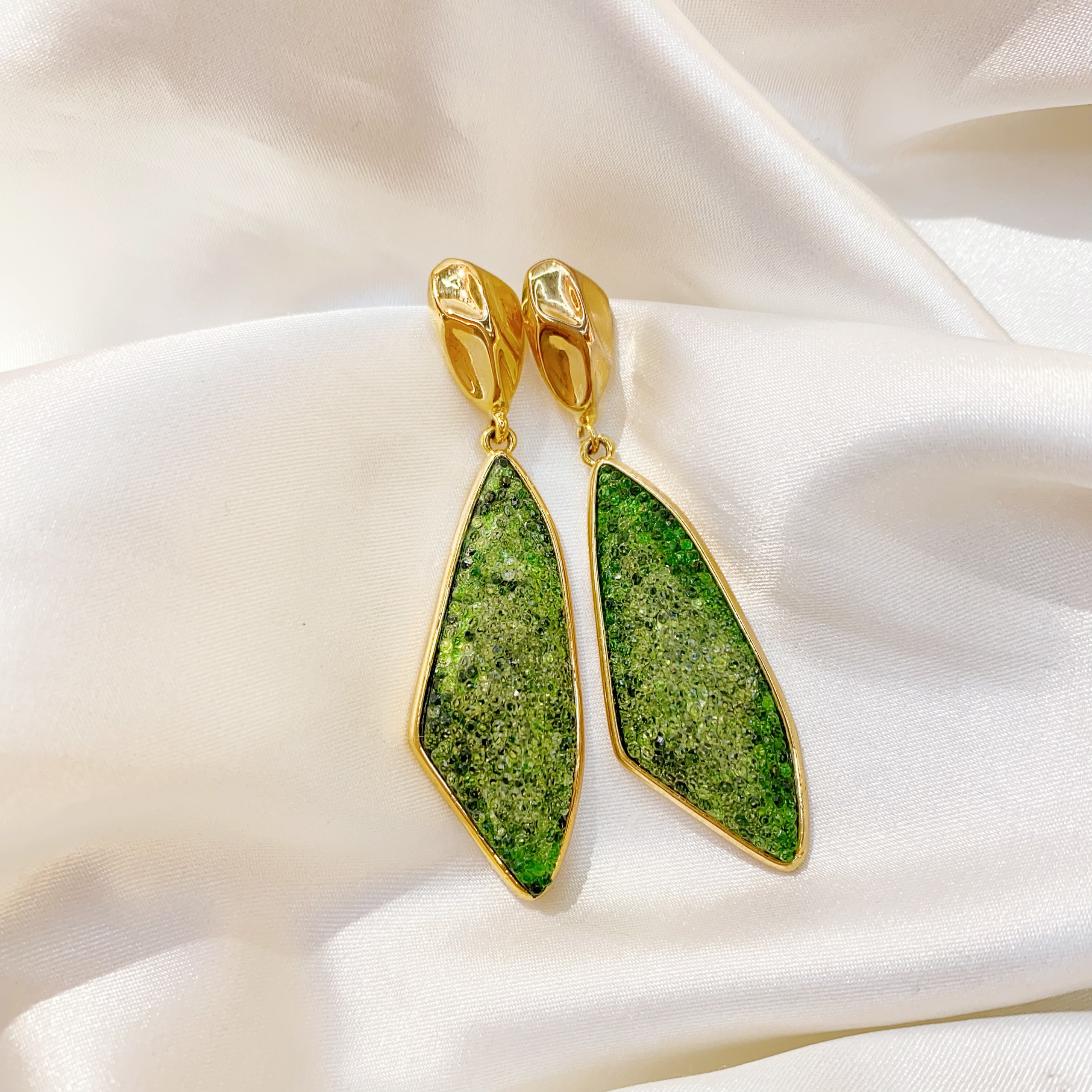 磨砂玫瑰金耳钉 高级感耳环 饰品 简约时尚耳饰 精致女士首饰品新款详情图5