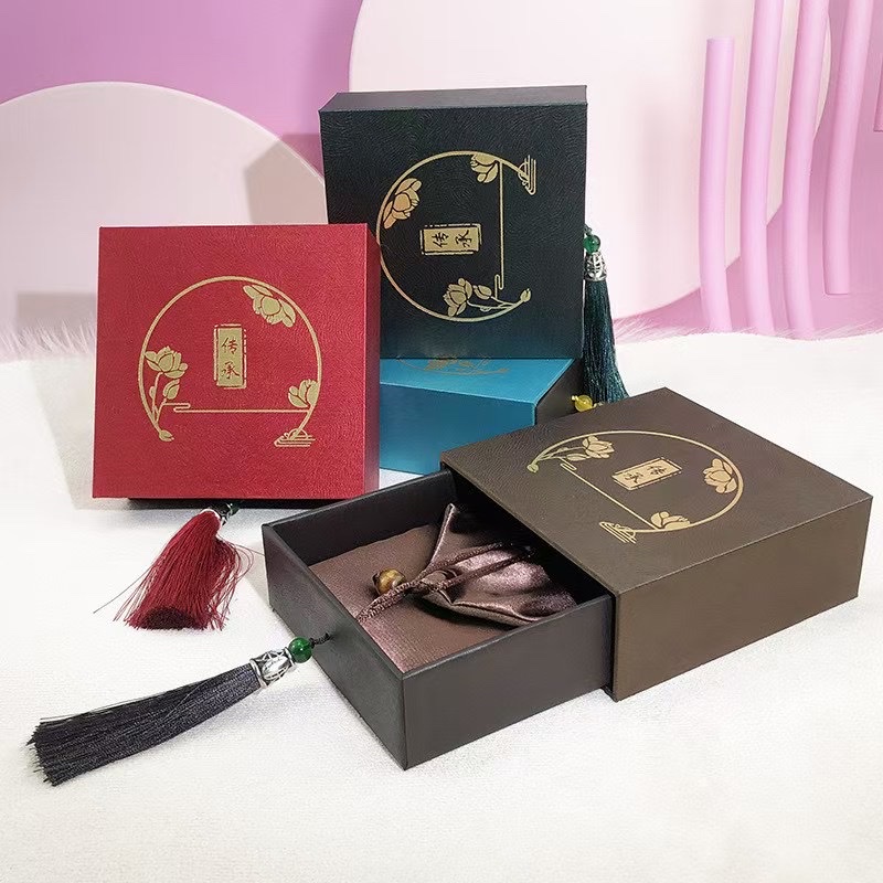 创意耳饰卡纸首饰盒 悬浮盒设计 珍藏首饰展示盒 