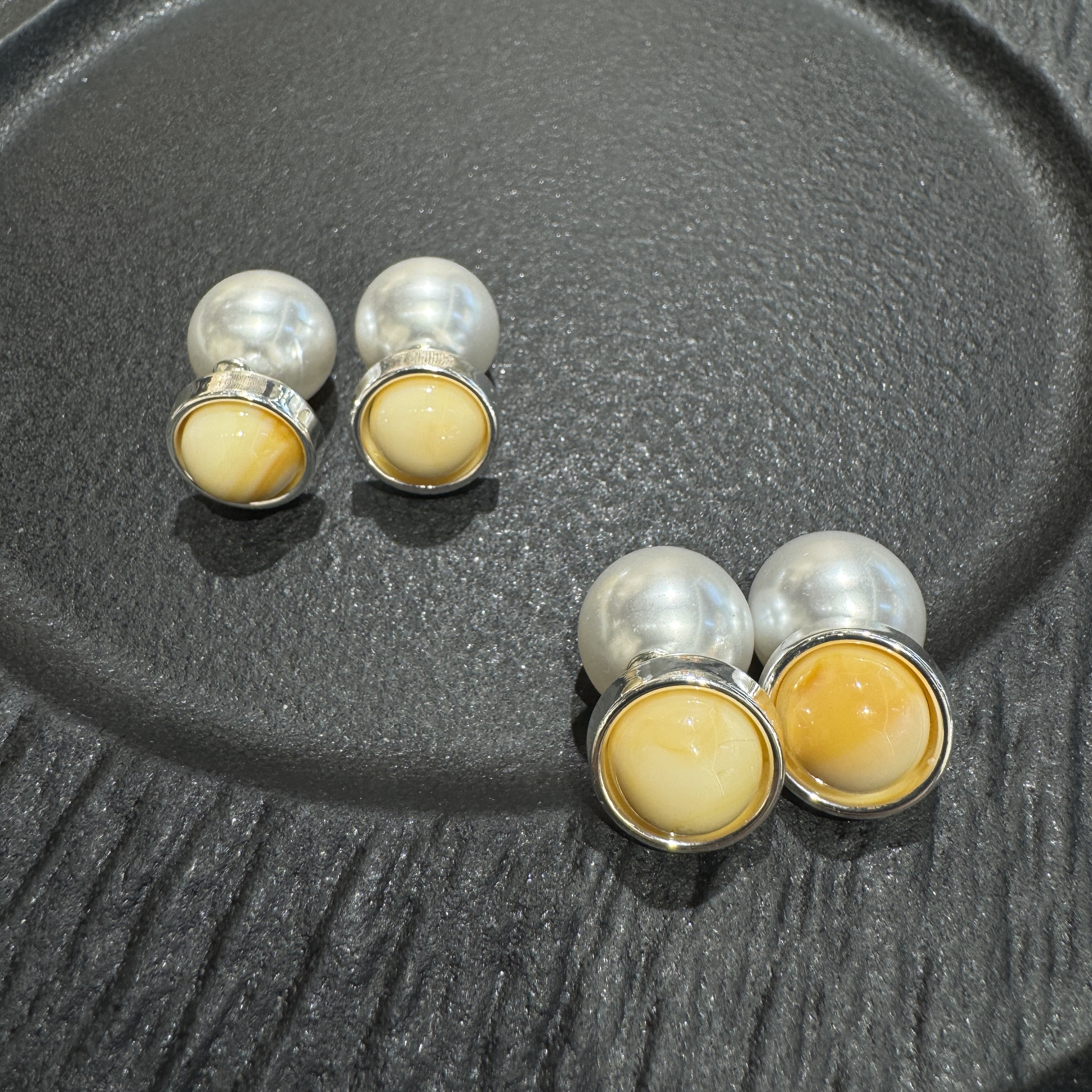 珍珠两戴耳环2025新款爆款高级感轻奢气质耳钉耳坠耳饰女