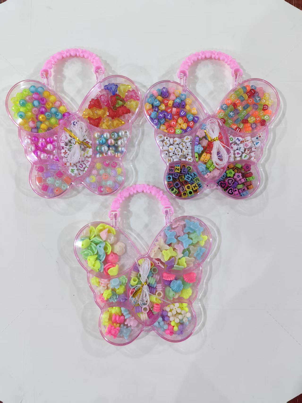 5mm拼豆豆创意玩具 饰品配件盒附赠 窜珠串珠工具 儿童手工DIY材料包产品图