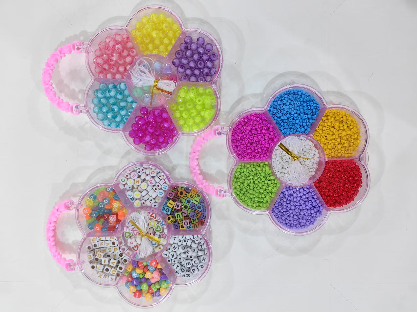 5mm拼豆豆创意玩具 饰品配件盒附赠 窜珠串珠工具 儿童手工DIY材料包