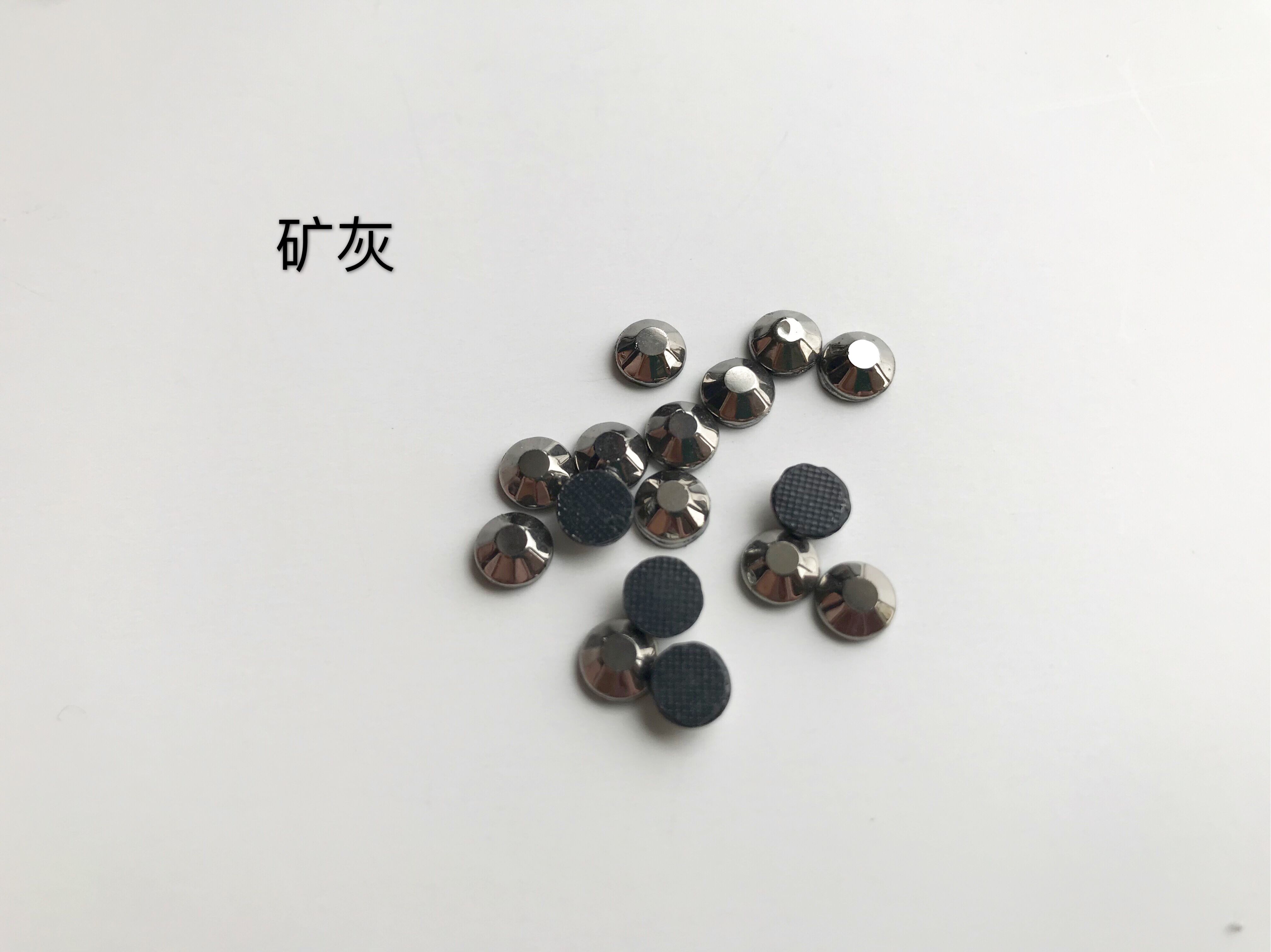 SS16矿灰双面钻平底钻烫钻 美甲钻DIY钻