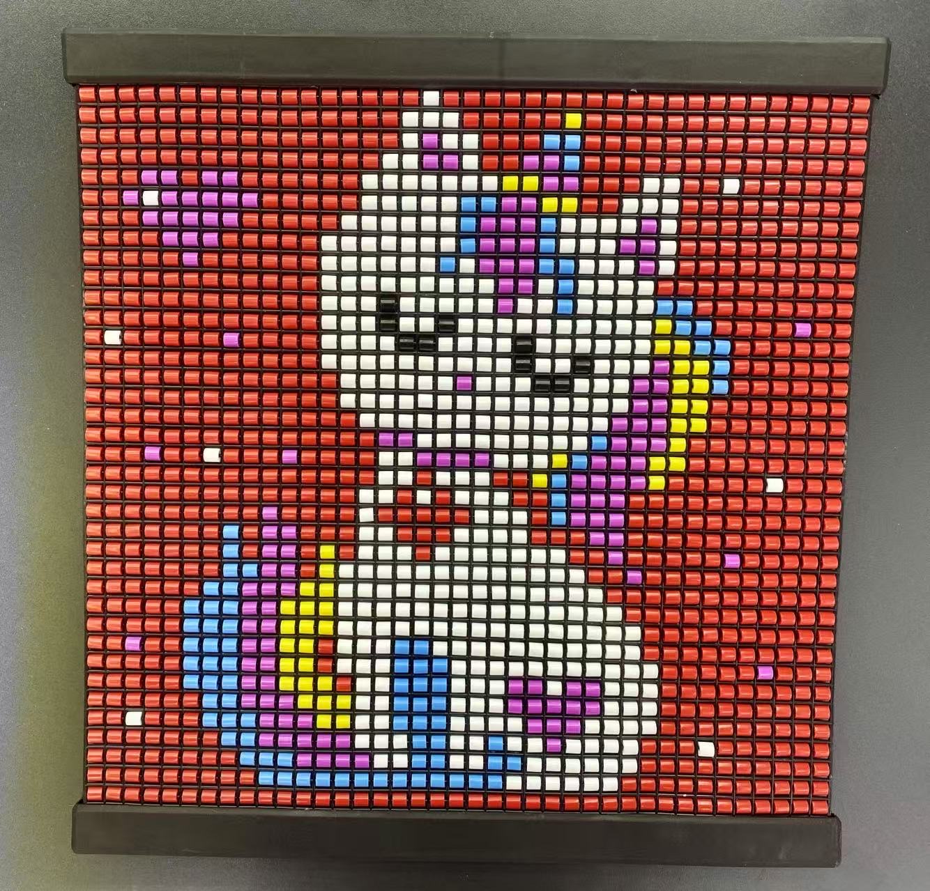 Bean puzzle drawing, grid drawing board Specification image