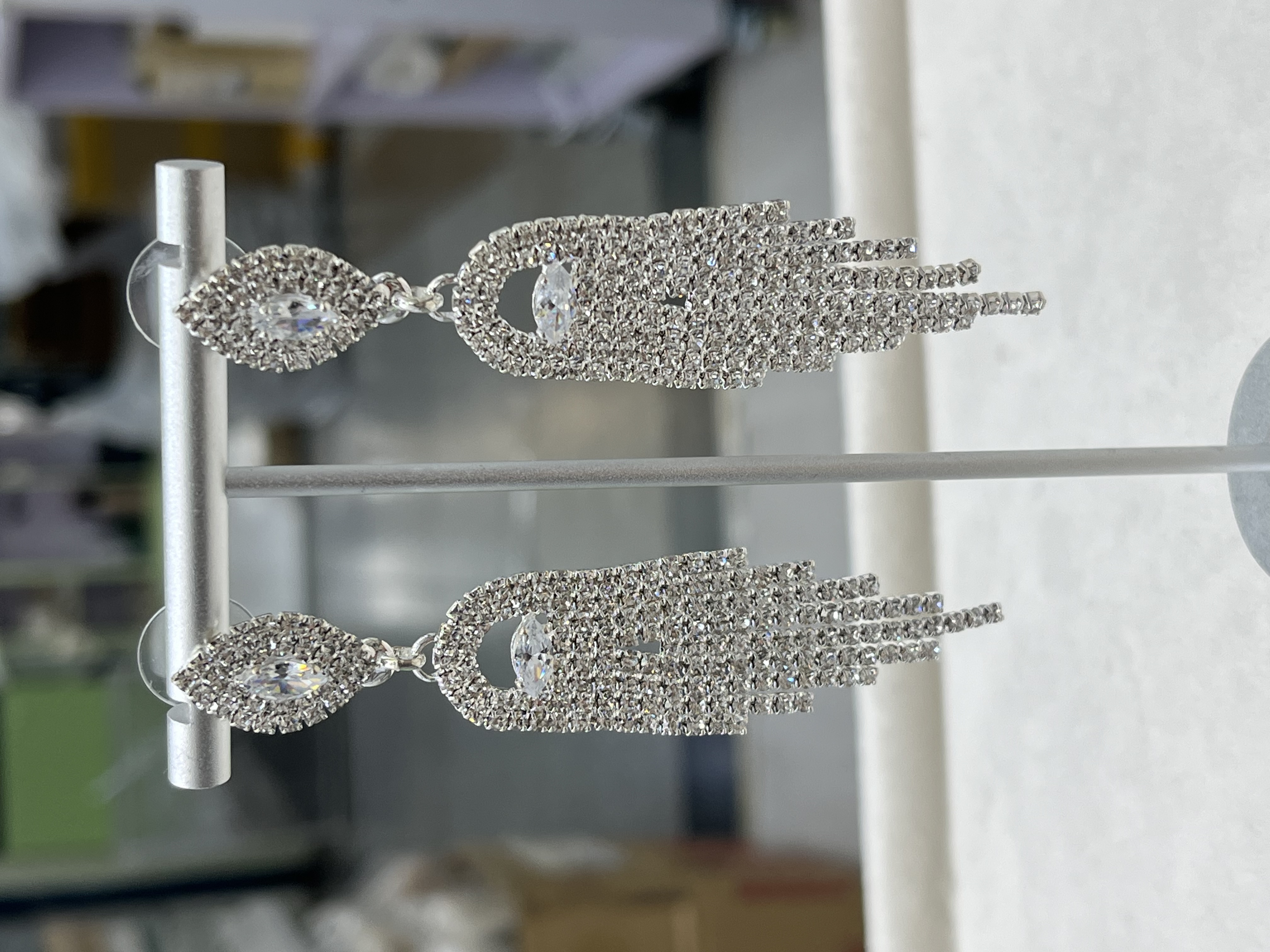 玫瑰金耳钉 精致饰品 耳环 简约时尚耳饰 耳钉女款科艺饰品-011