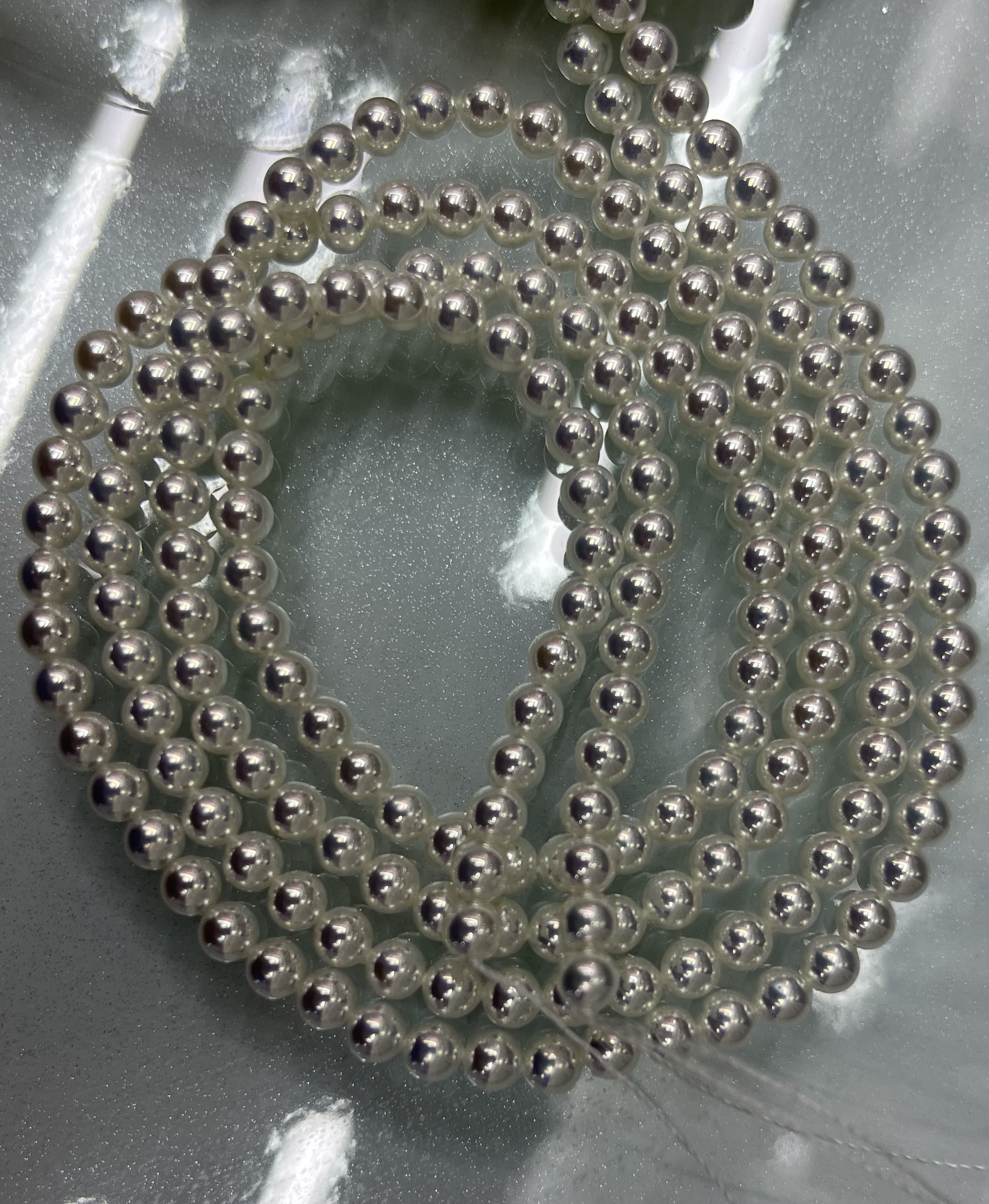 澳白色系列玻璃质感珠子 玻璃珠串珠散珠 DIY手工制作材料 玩具配件 亮丽色彩艺术创作玻璃珠