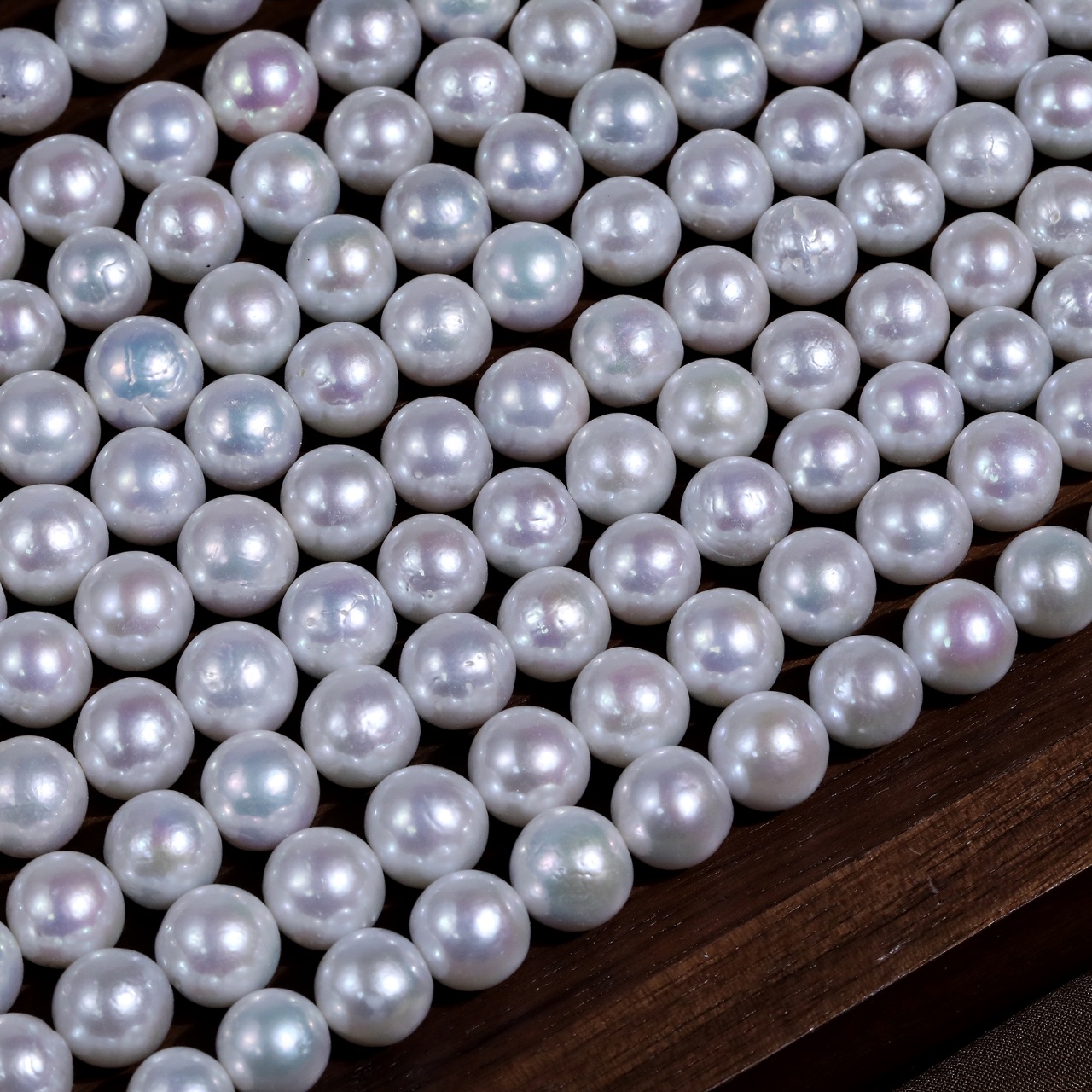 Strong light natural fresh water Edison pearl necklace diy jewelry, handcrafted accessory materials wholesale details Picture