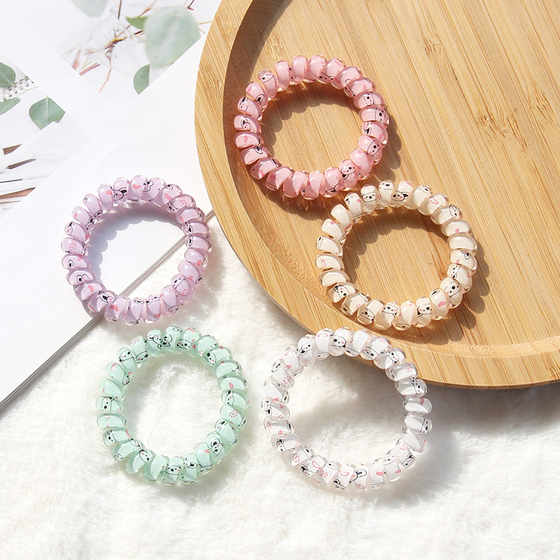 简约时尚可爱考拉韩版电话线发圈电话线