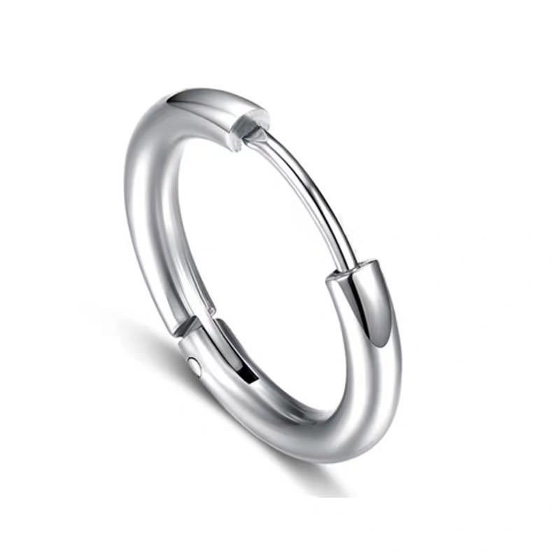 耳夹无耳洞男冷淡风男士单只耳钉潮男生耳环个性时尚耳钉男单只潮流个性男款嘻哈朋克百搭街头简约男士黑色耳环学生饰品耳饰钛钢耳详情图6