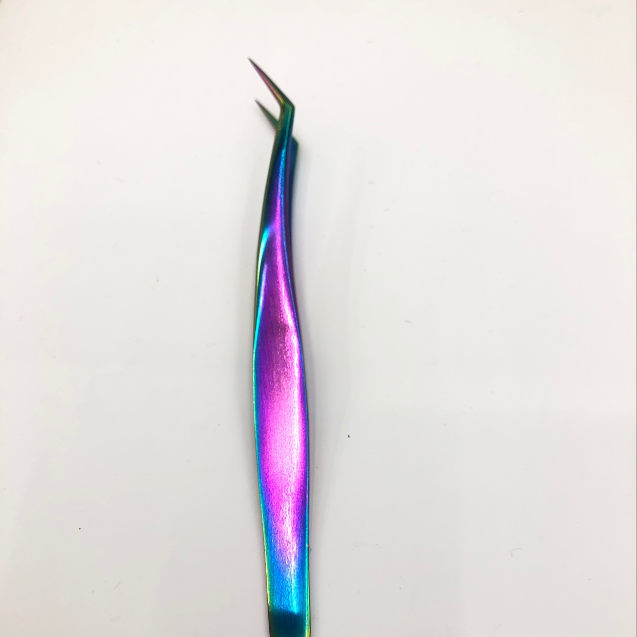 彩钛尖头弯头镊子美睫开花工具嫁接睫毛工具01