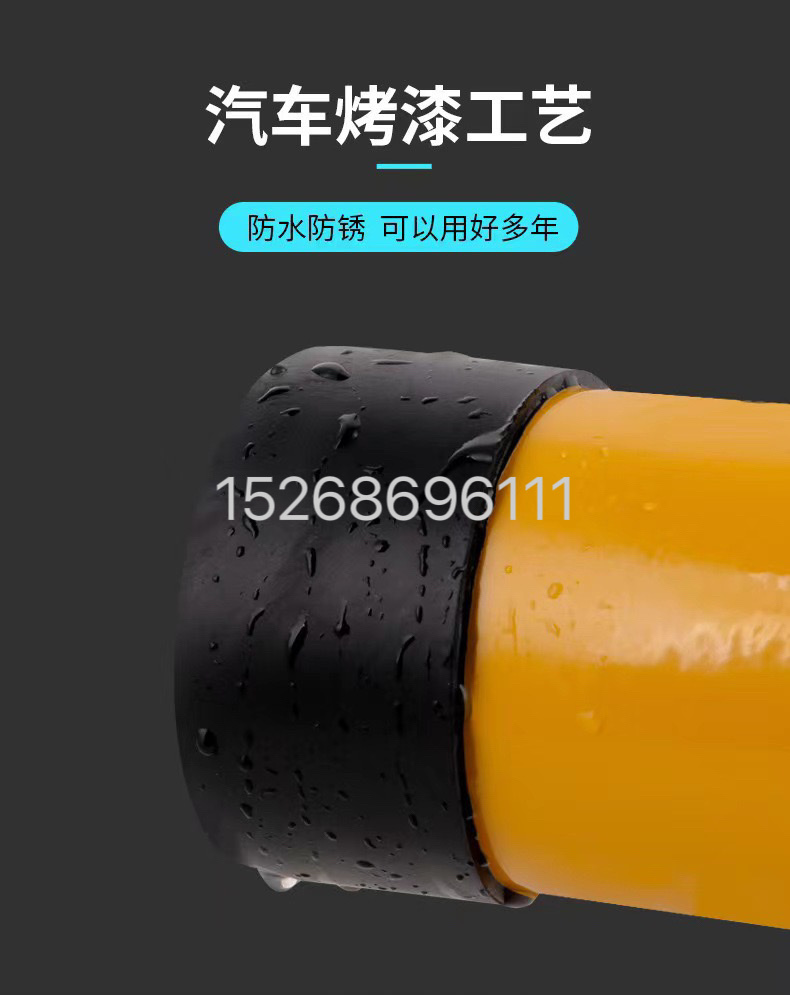 停车位加厚T形占位器桩挡车柱停车场占位地锁防撞手动汽车挡车桩详情图8
