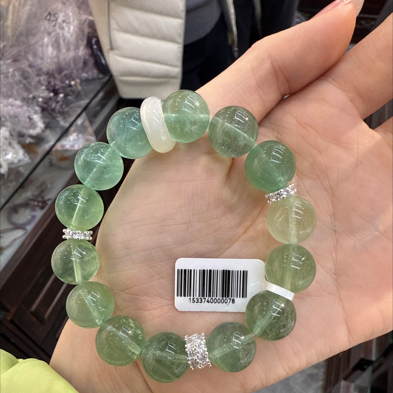 诸暨珍珠天然珍珠链 平洲玉器街设计 链条脚链 玉石饰品 珍珠玉链独特风格