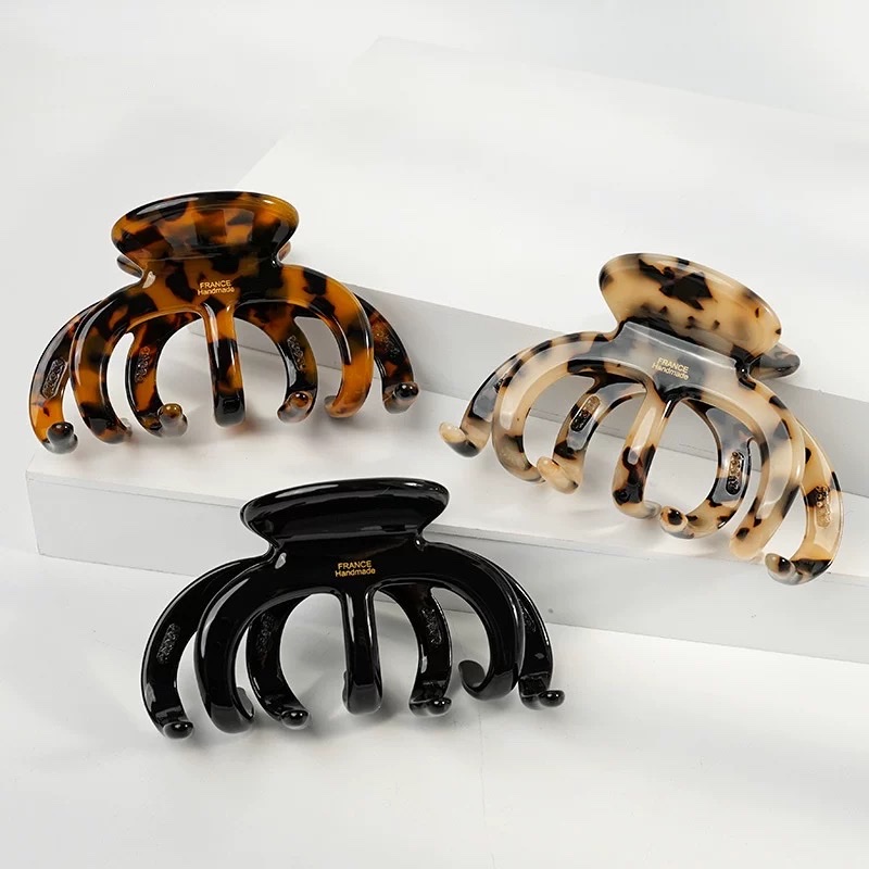 小红伞饰品加厚醋酸法式加大号容量高级感章鱼盘发抓夹鲨鱼夹头饰发饰女