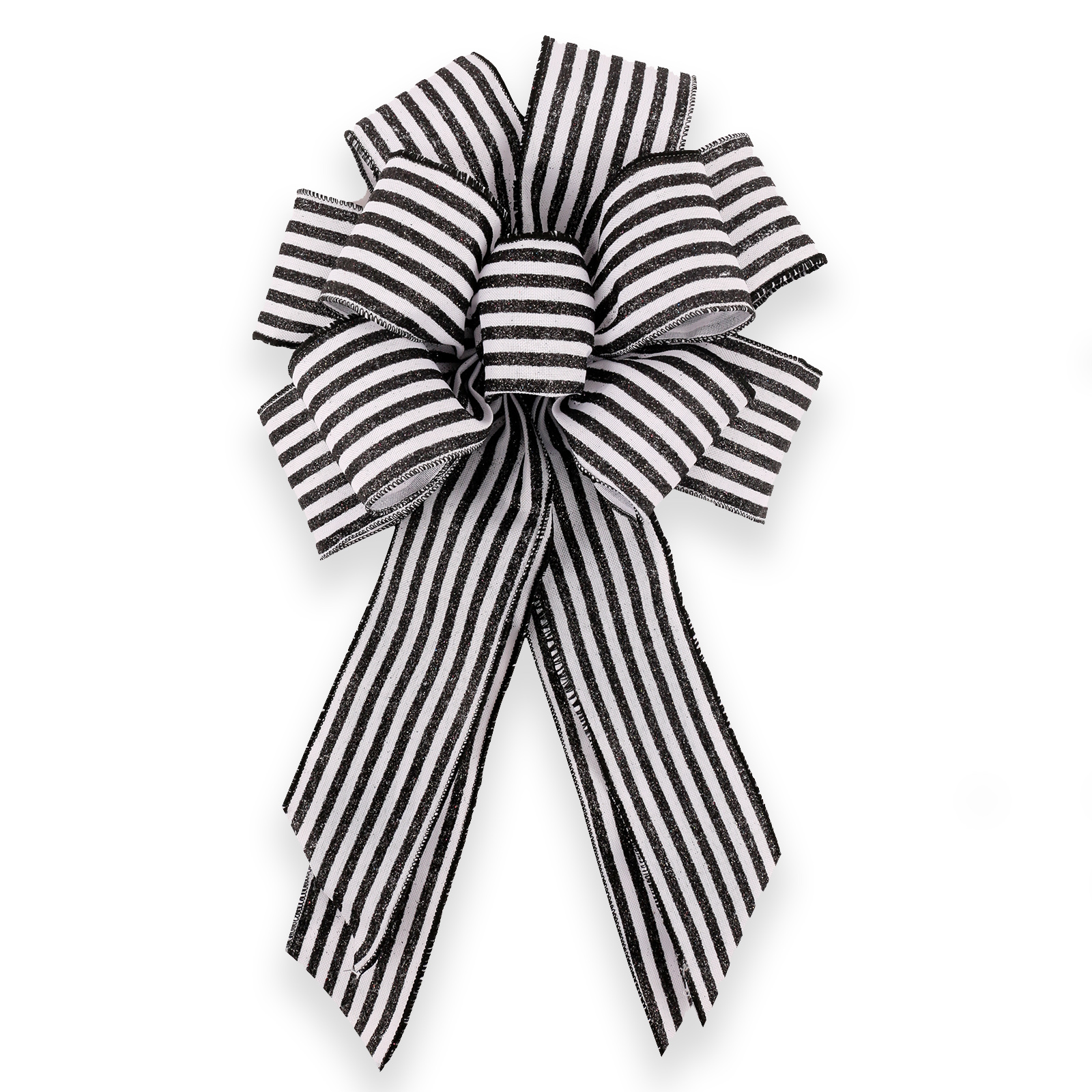 2025年万圣节蝴蝶结树顶装饰圣诞节蝴蝶结圣诞节礼物跨境新款蝴蝶结布置鬼节派对花环配件蝴蝶结