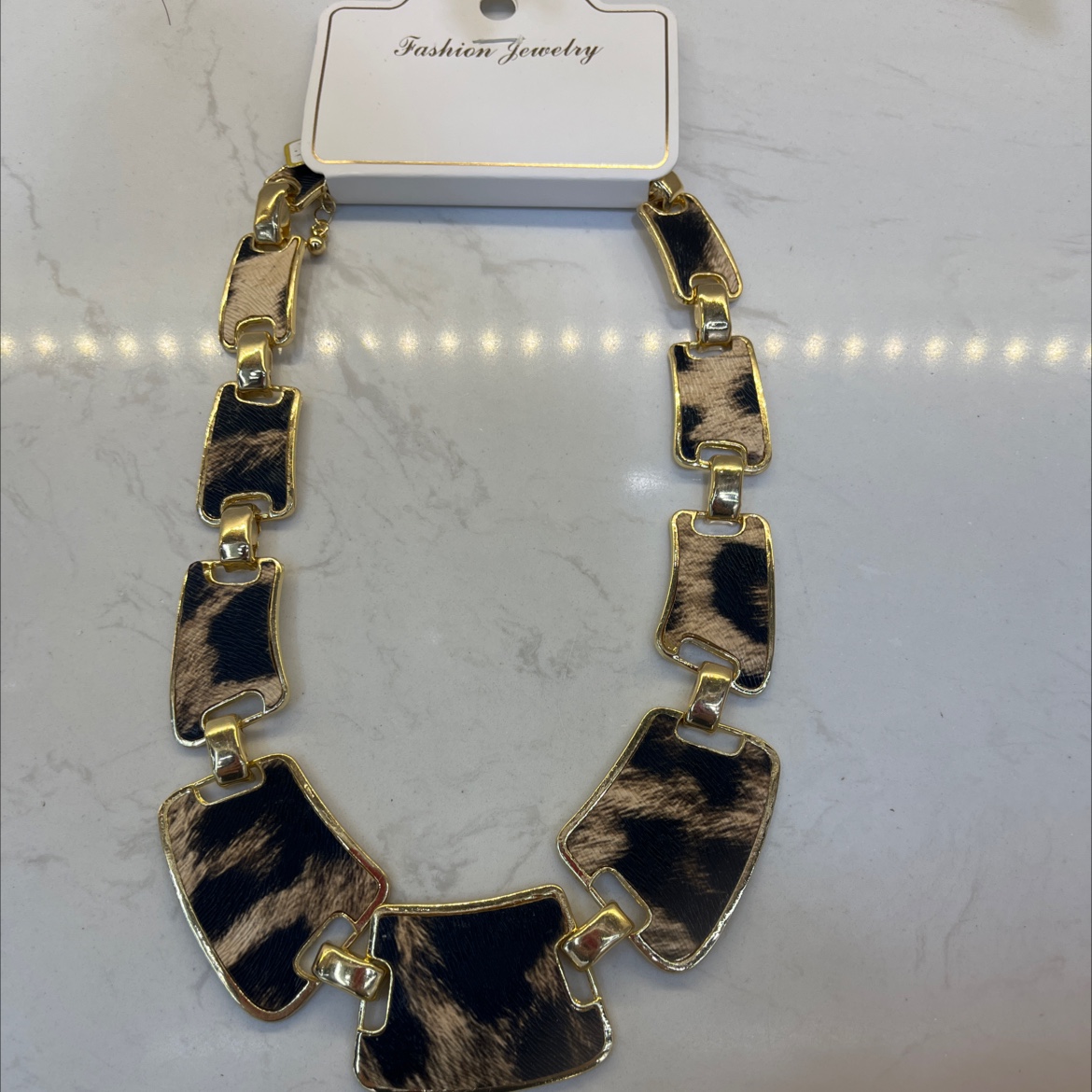 Cross-border popular European and American exaggerated alloy necklaces details Picture