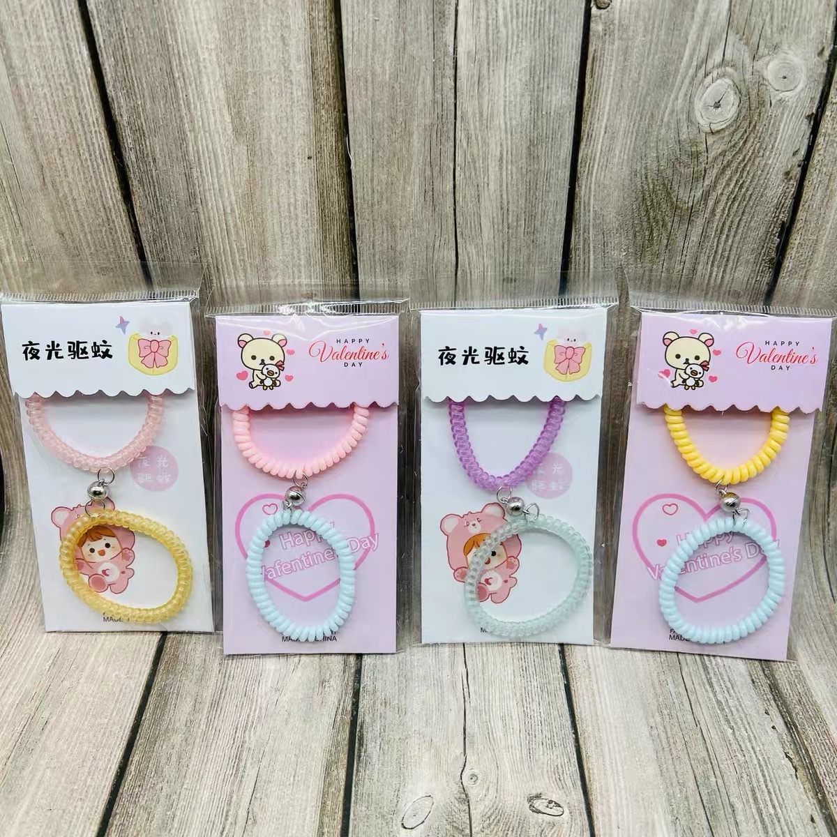 新款 磁力手琏头绳2用手链情侣手链每盒2只生日礼物手链手环合金详情图4