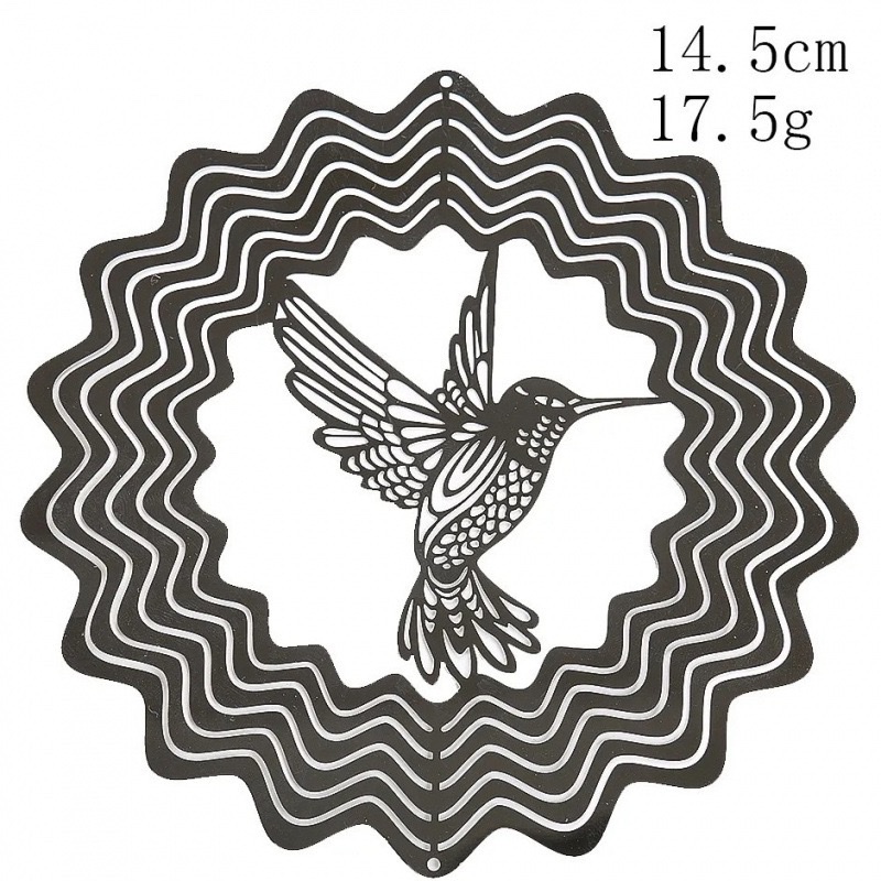 梦幻铜铃铛贝壳片风铃 曼陀罗旋转风铃 铜铃铛风铃 温馨家居装饰品 轻摇生声 风铃挂饰风铃曼陀罗旋转风铃