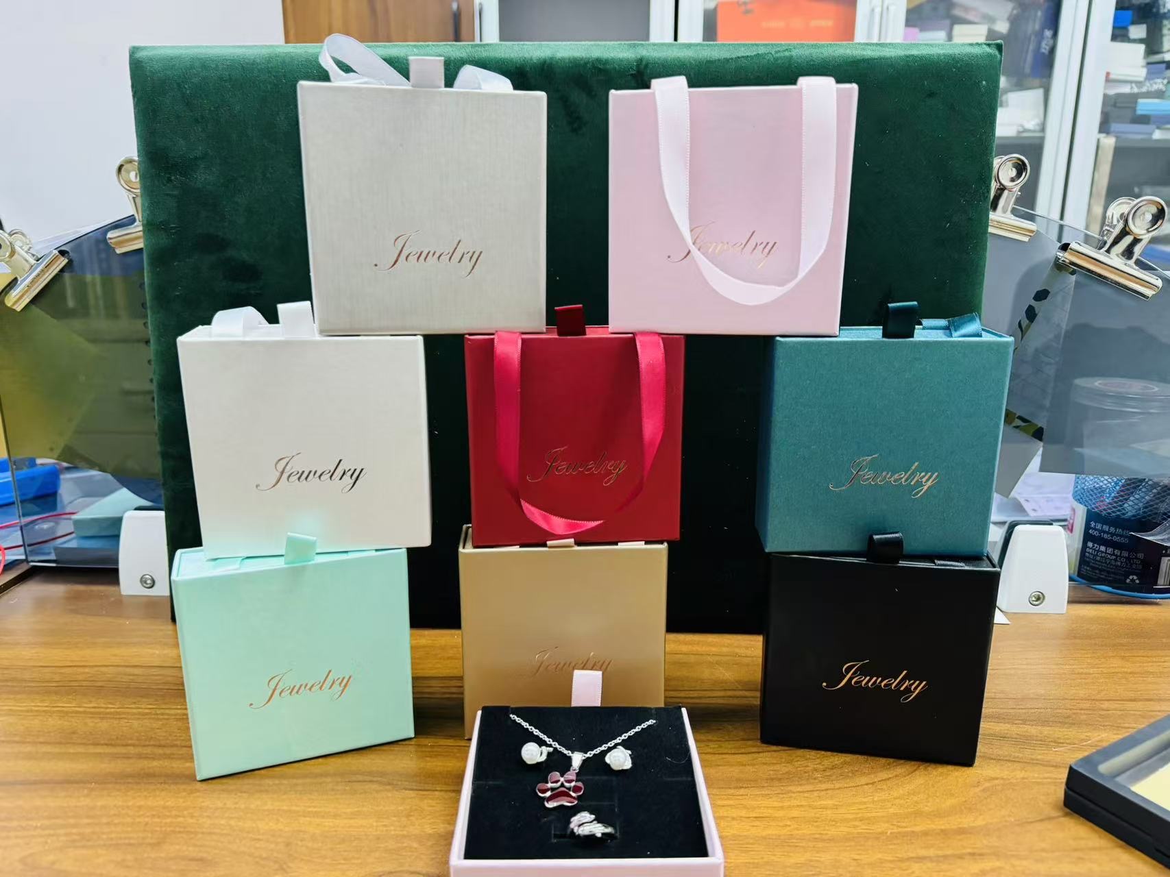 首饰袋&盒&卡纸实物图