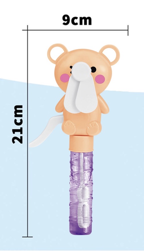 小熊风扇泡泡，趣味二合一泡泡机儿童玩具泡泡详情图2