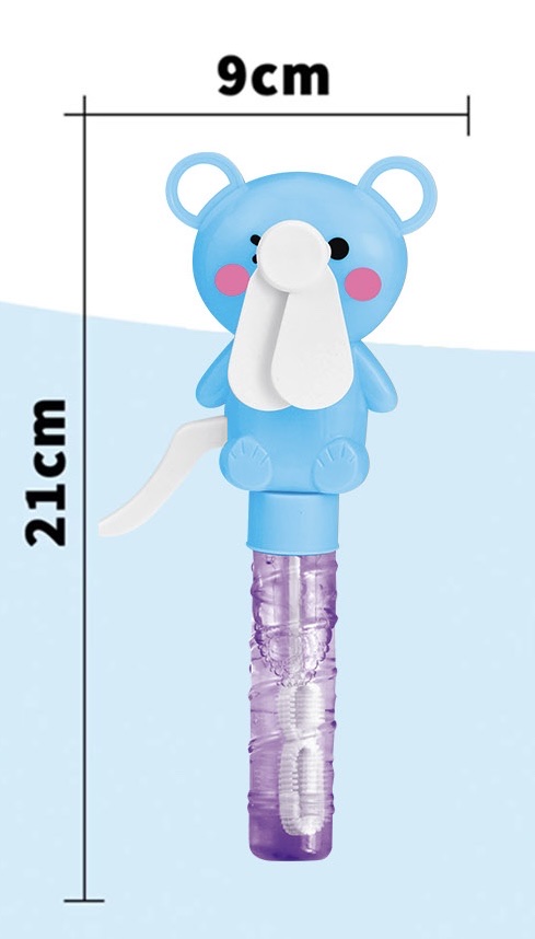 小熊风扇泡泡，趣味二合一泡泡机儿童玩具泡泡详情图3