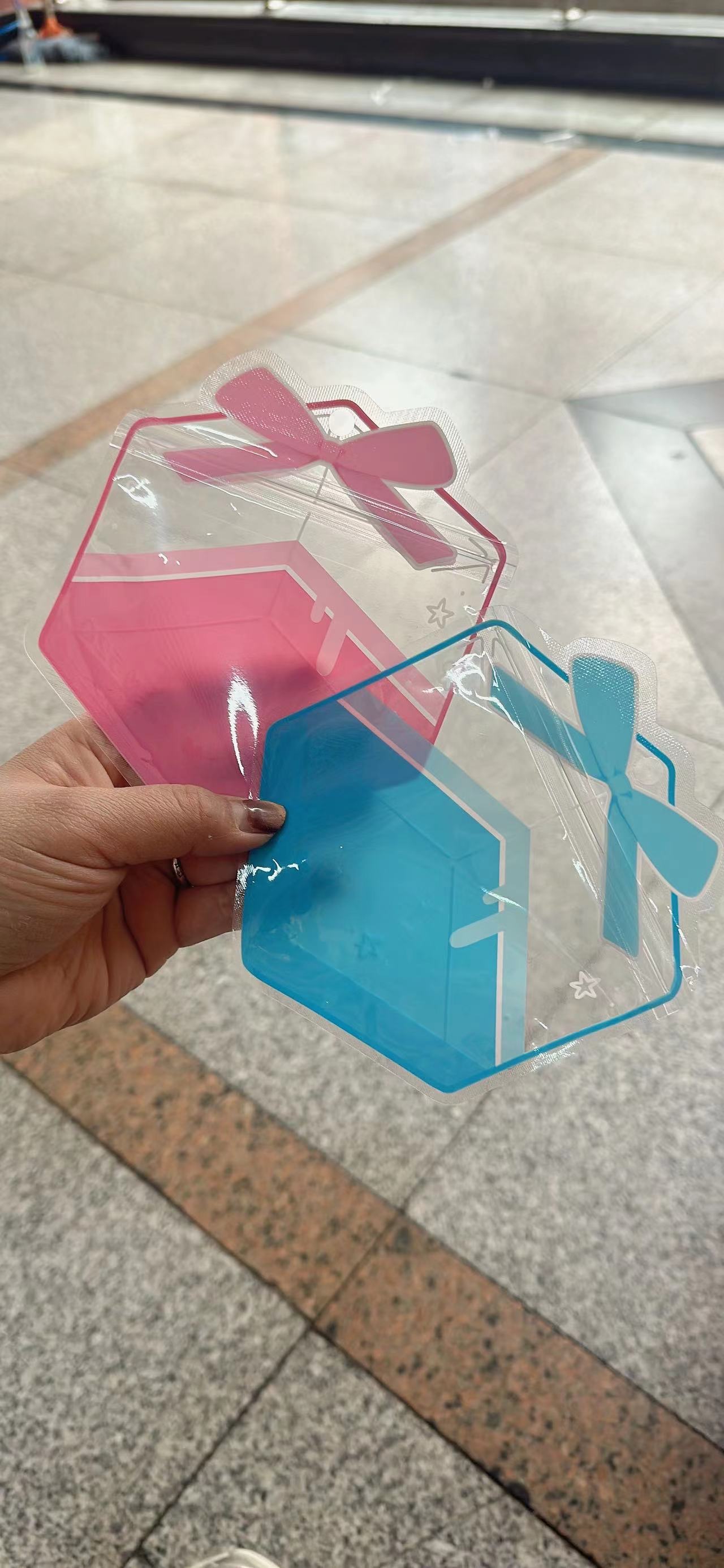 新款蝴蝶结雪花酥包装袋烘焙饼干零食密封袋糖果小礼袋批发自封袋细节图