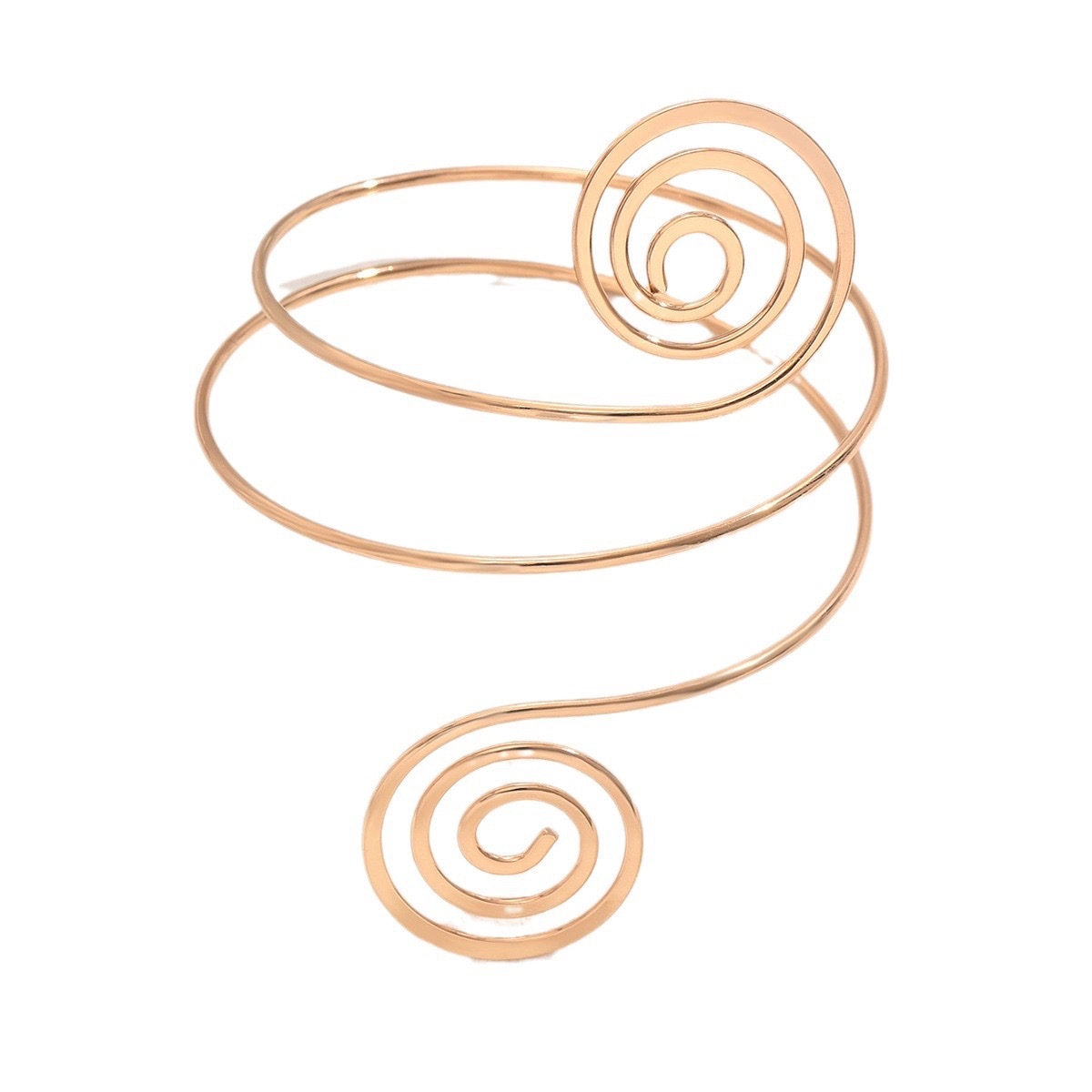Sand gold arm bracelet, a fashionable accessory for women with a unique design and a golden luster, elegant arm bracelet Application Scenario