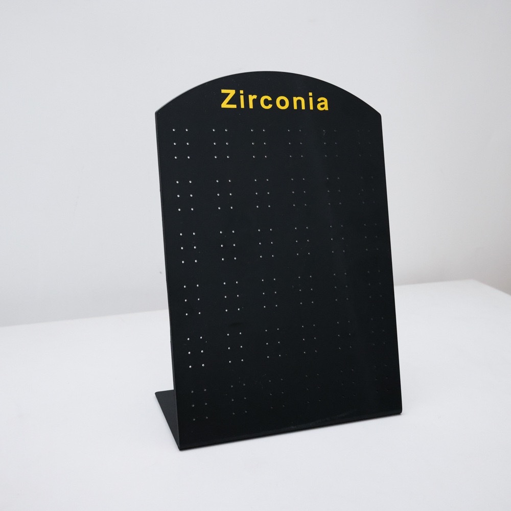 18*25.5cmPS耳钉展示架塑料卡片皮纹塑料片耳环架耳钉包装卡片产品图