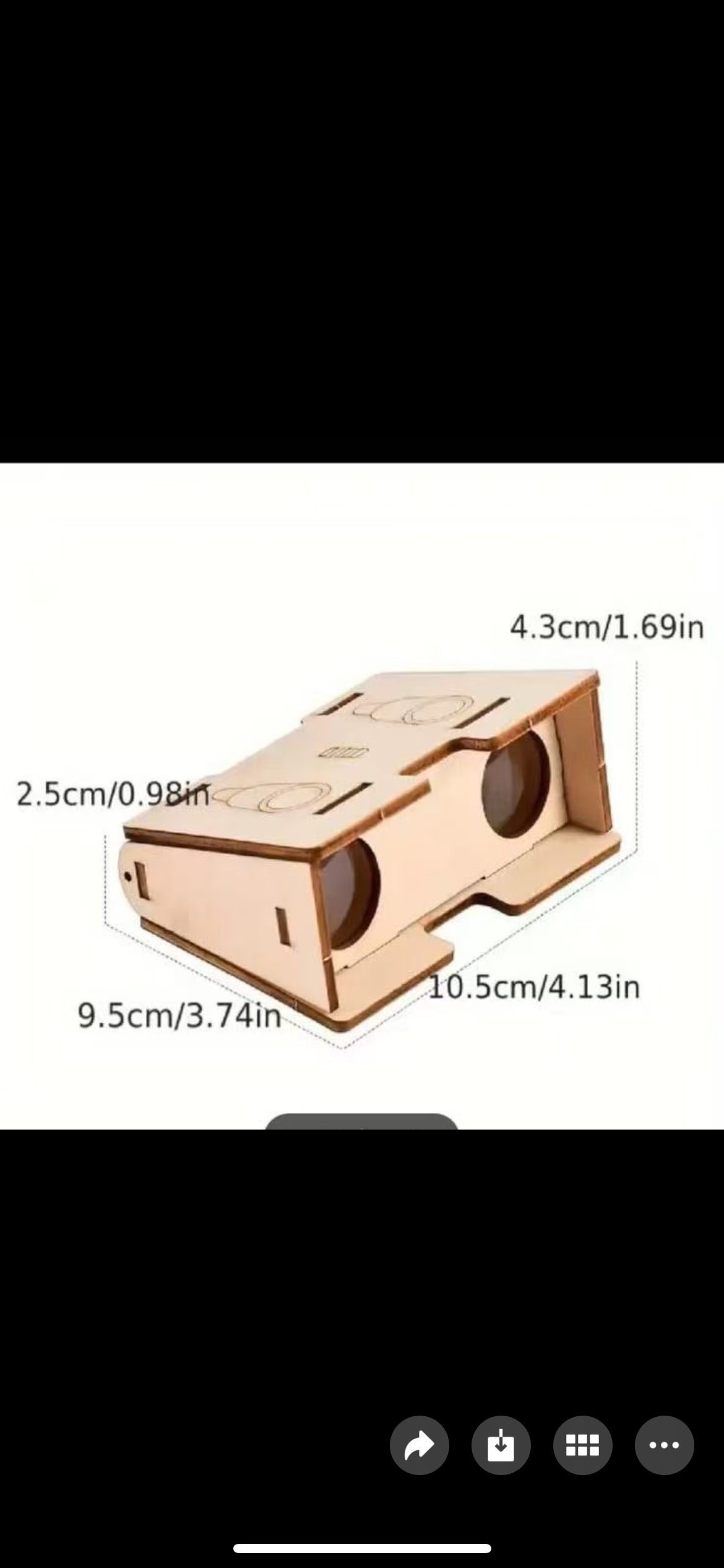 DIY 木质望远镜儿童玩具创意玩具