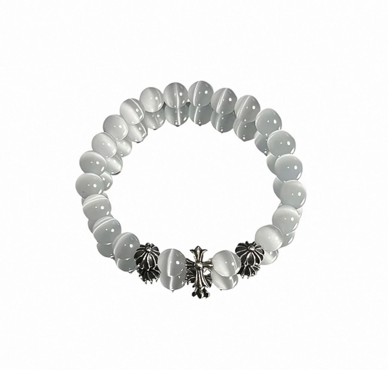 气质女士珍珠项链 拼接设计水晶项链 珍珠饰品 简约时尚颈链首饰礼物产品图