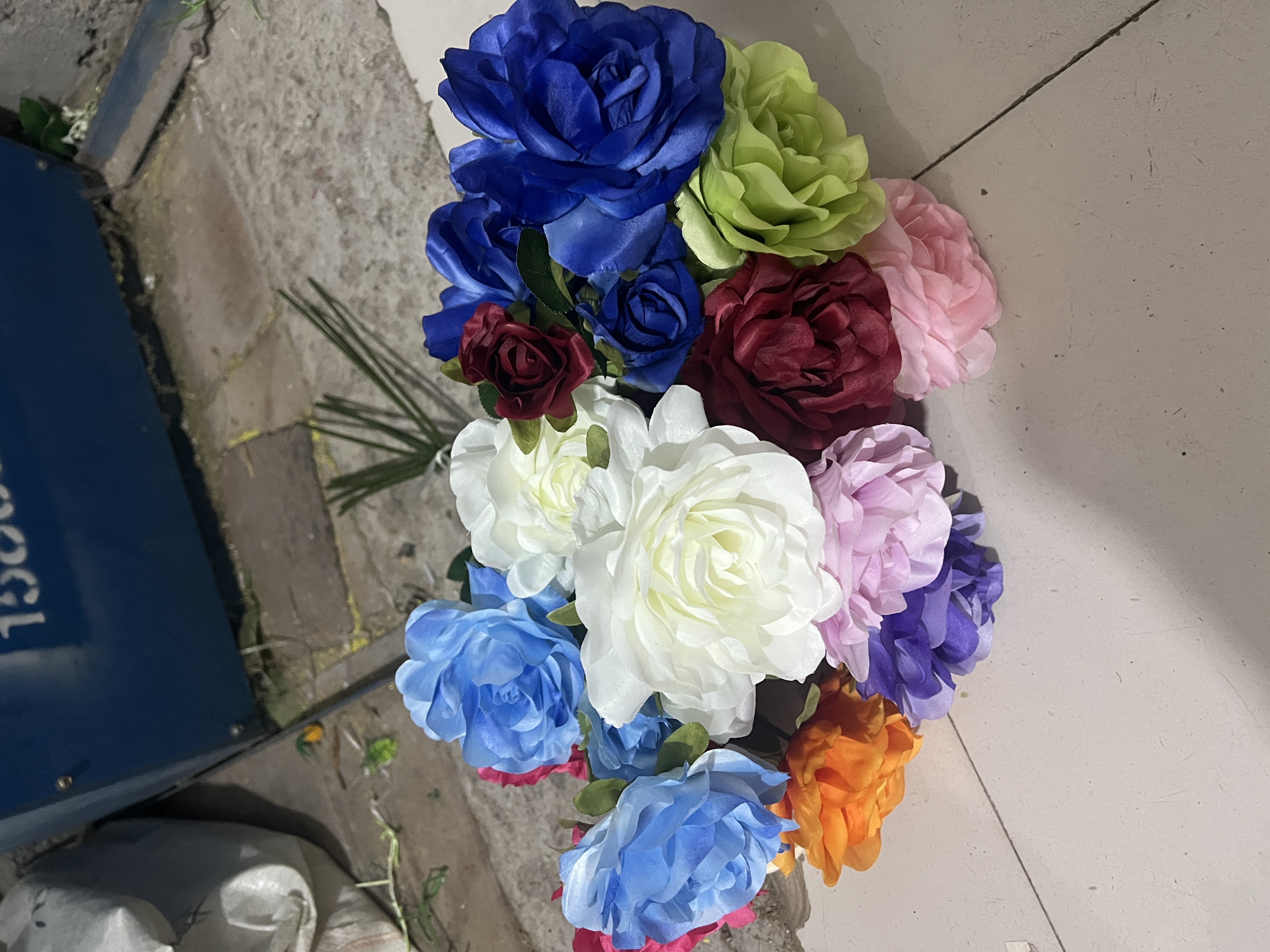 滕条挂壁绢花假花装饰 仿真花手工DIY材料包 苔藓制作工艺品家居装饰品仿真花详情图3