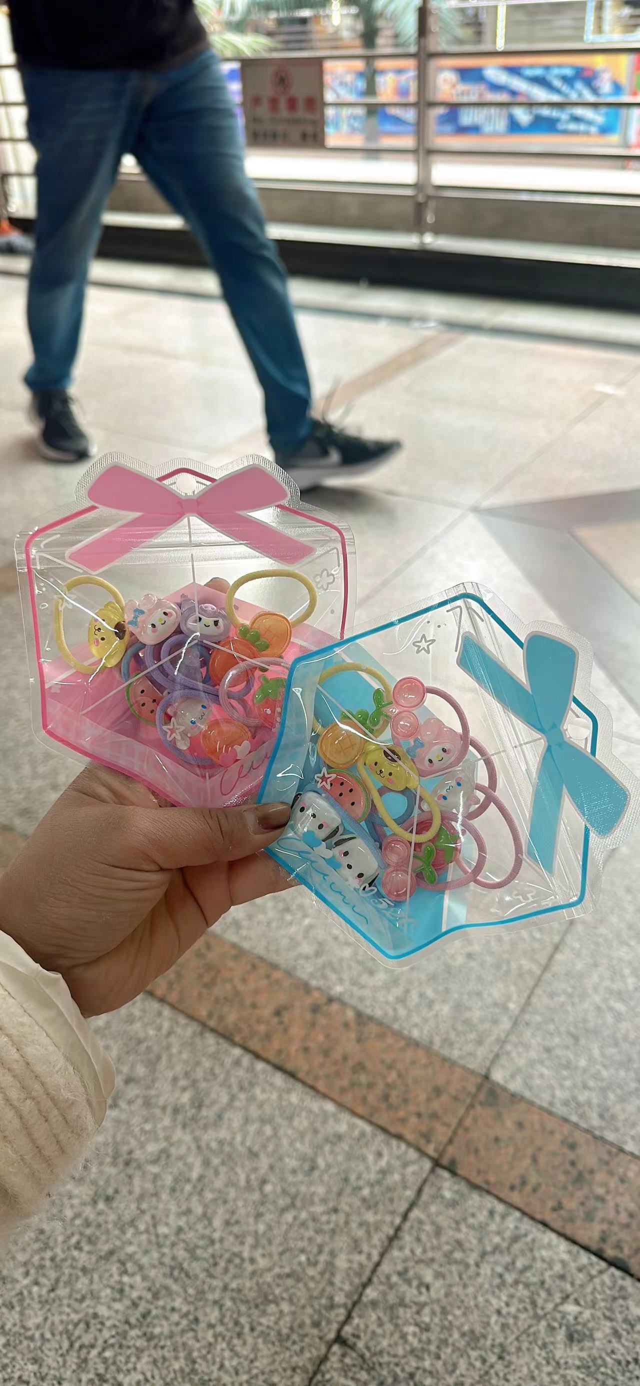 新款蝴蝶结雪花酥包装袋烘焙饼干零食密封袋糖果小礼袋批发自封袋产品图